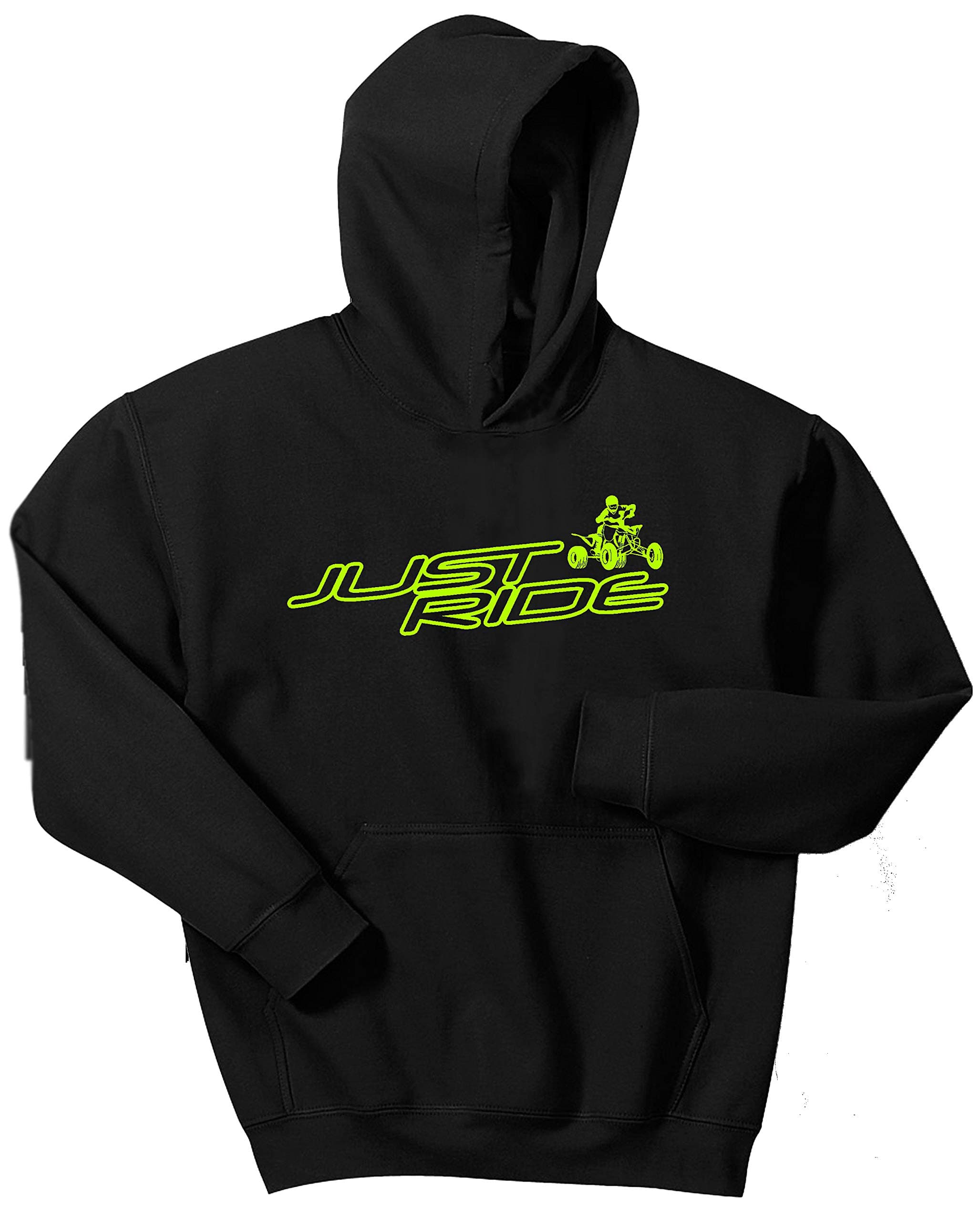 Just Ride Quad Hoodie Sweat Shirt ATV Racing
