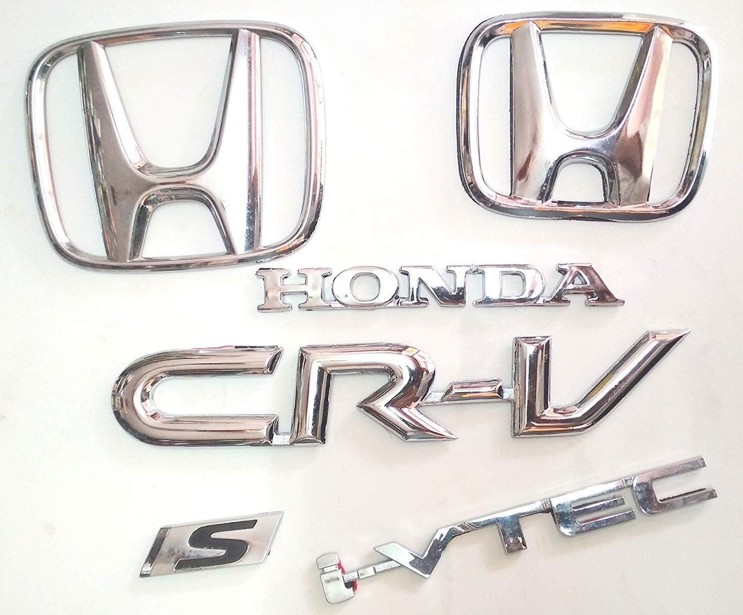 KELIC CAR Badge Emblem Monogram/Logo for Honda CRV Set of 6 PCS