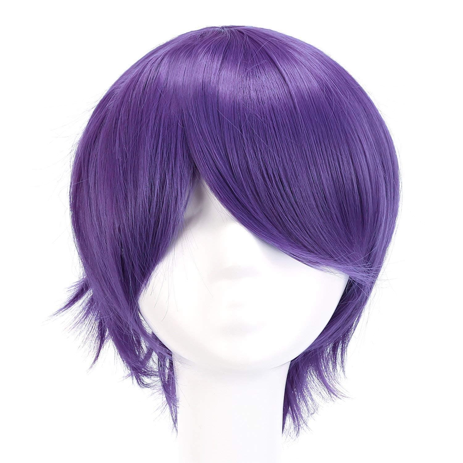 MapofBeauty (Purple) - 12 Inch/30cm Role Fashion Short Wig (Purple)