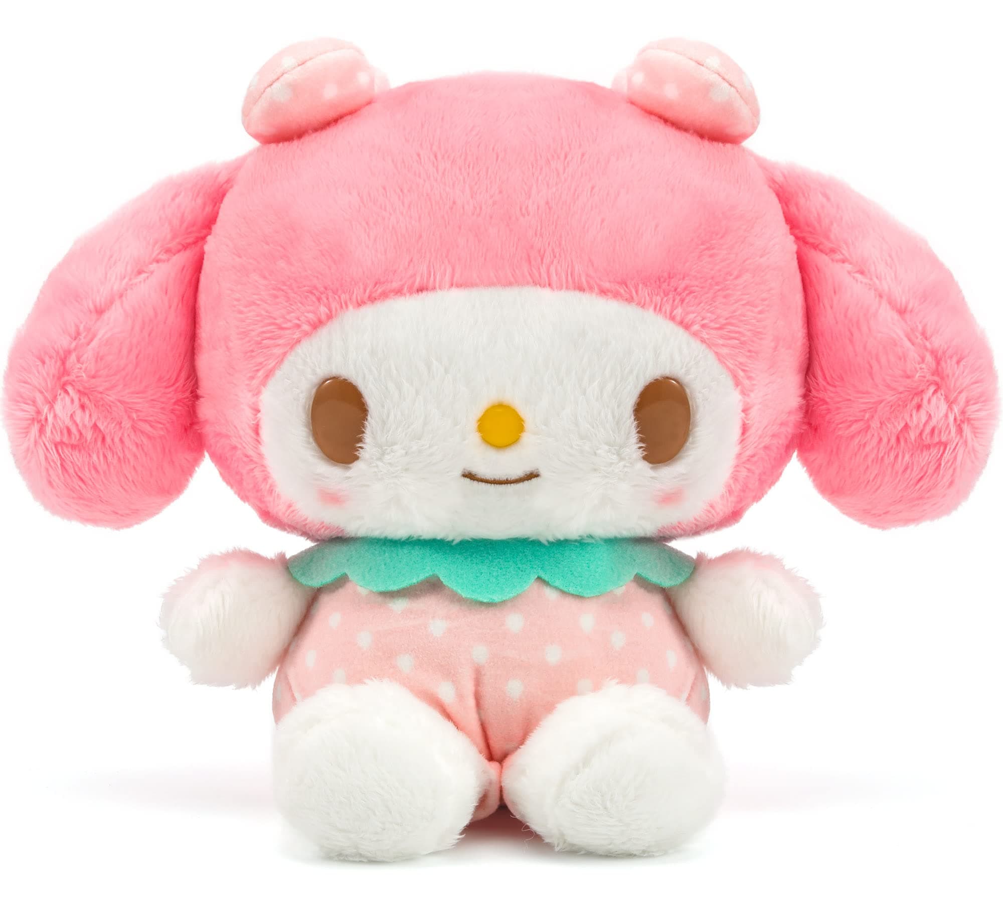 8 Inch Cute Pink Plush Toys, Cartoon Strawberry Stuffed Animal Pillow Doll Perfect Birthday Party Favor Gifts for Kids Girls Anime Fans