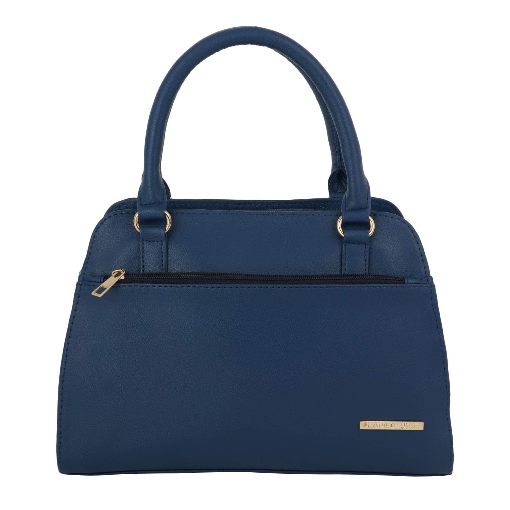 LAPIS O LUPOWomen Fashion Handbags Vagan Leather Top Handle Satchel Purse With Sling