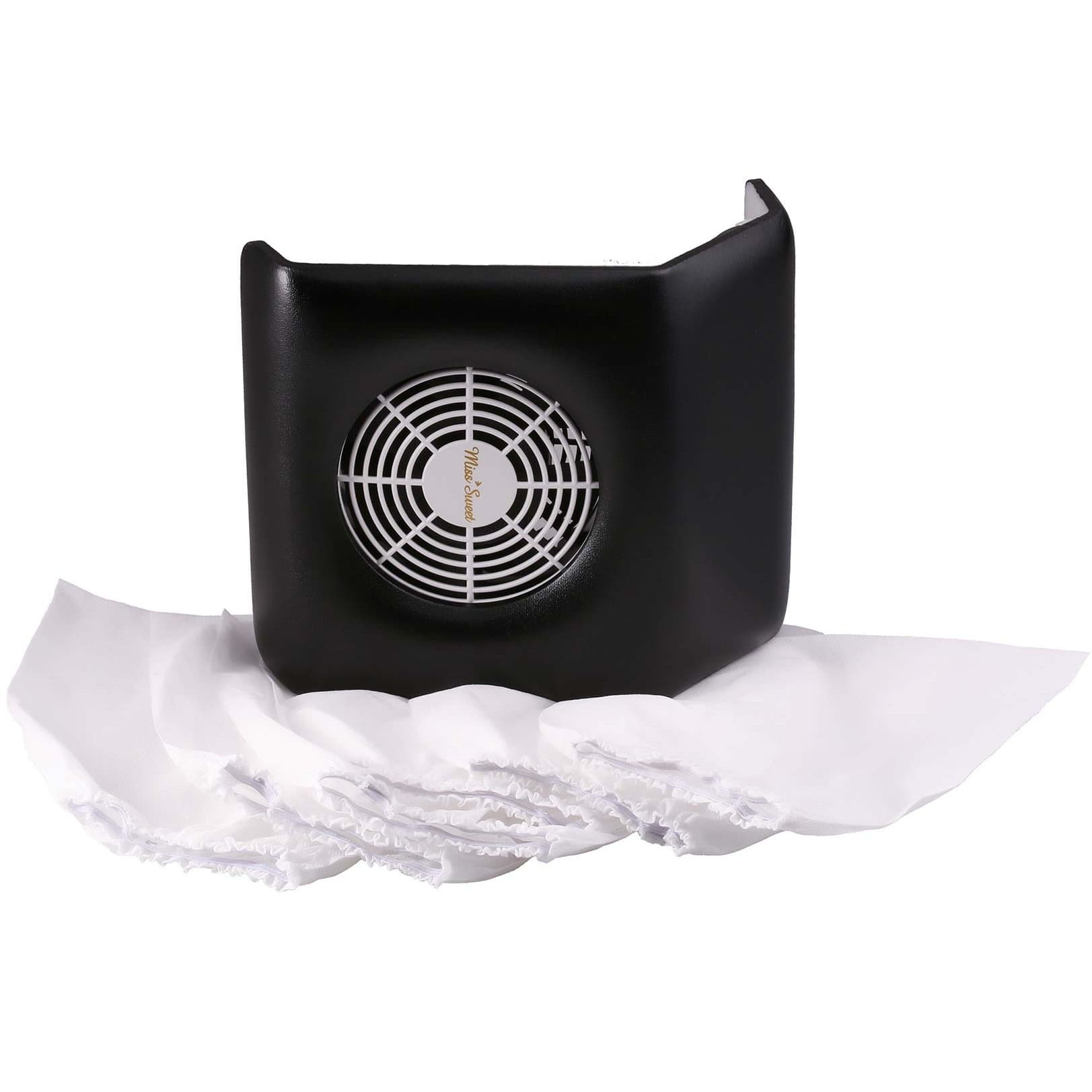 Miss Sweet Nail Dust Vacuum Nail Dust Collector Suction Dust Machine (Black1)