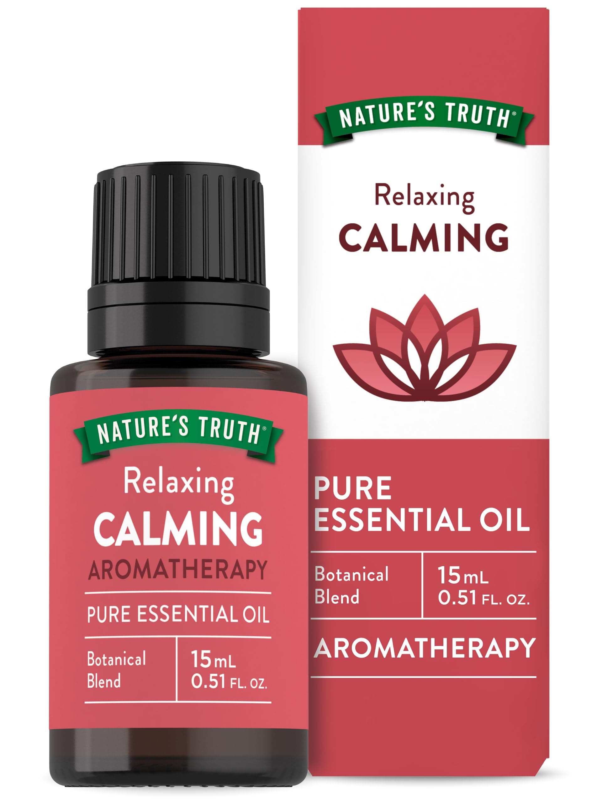 Nature's Truth Aromatherapy Calming 100% Pure Essential Oil, Citrus, 0.51 Fluid Ounce