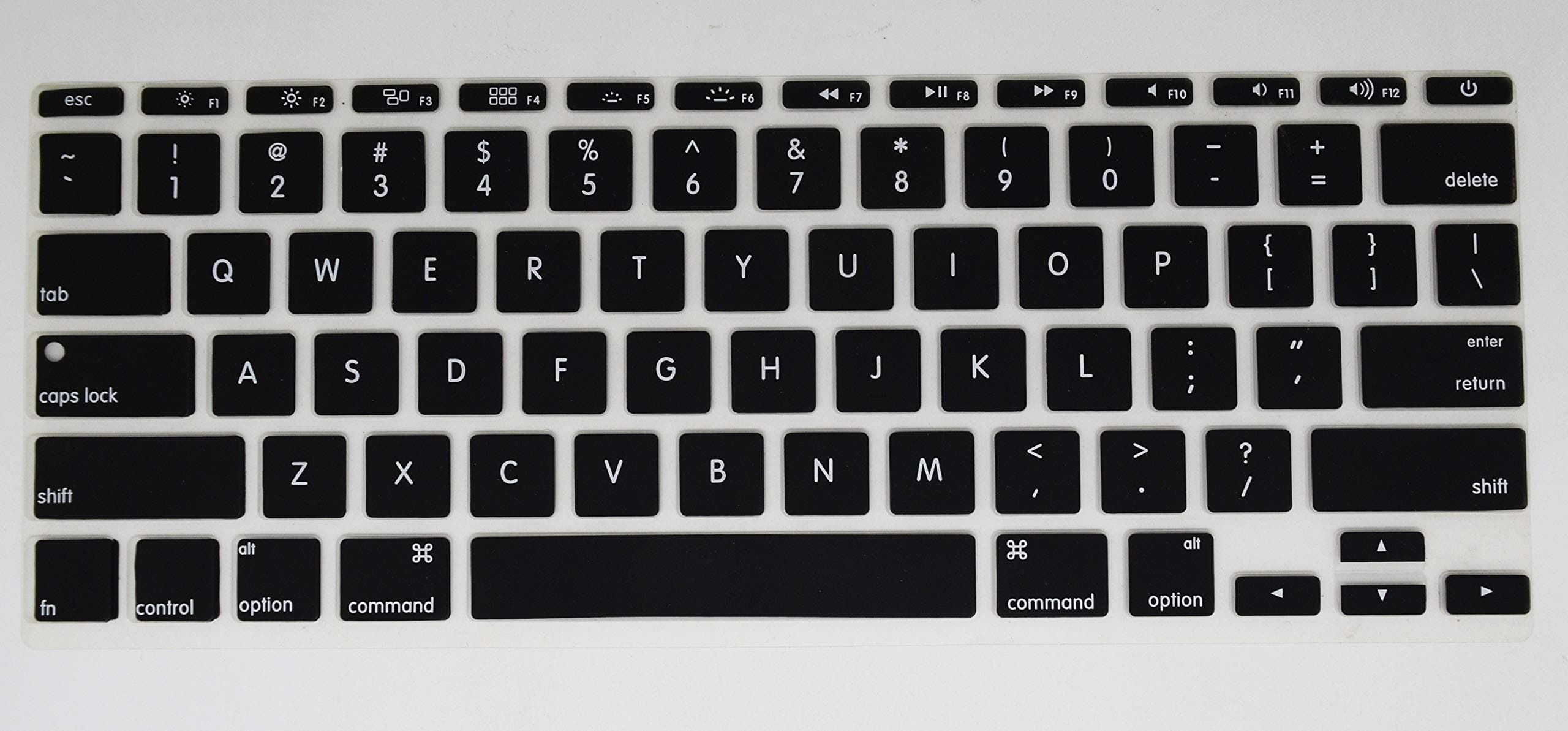 Saihan 1 Pack of Soft Silicone Keyboard Protector Crystal Guard Skin Cover for Apple MacBook 11 inch Laptop