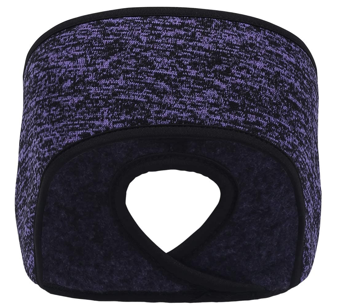 Women Ponytail Ear Warmer Headband Winter Earmuff Cover Walking Ski Running Gear