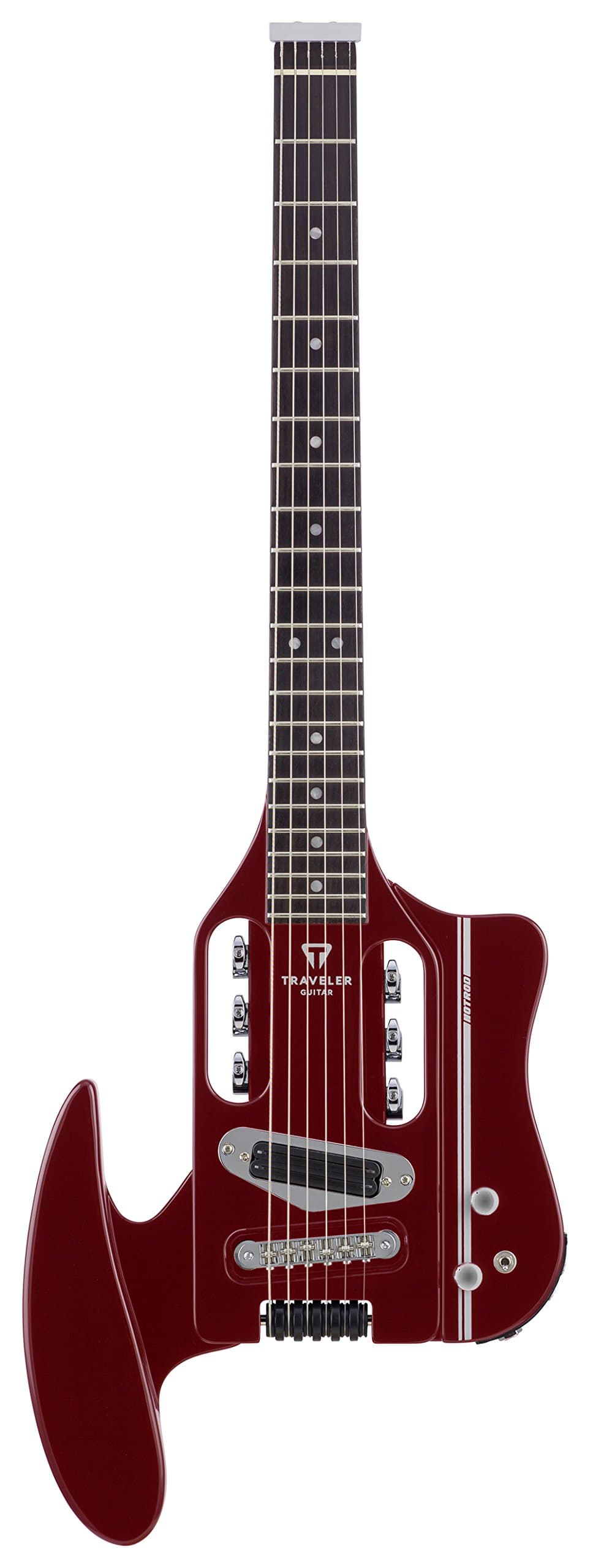 Traveler Guitar Speedster Hot Rod V2 Electric Travel Guitar Red