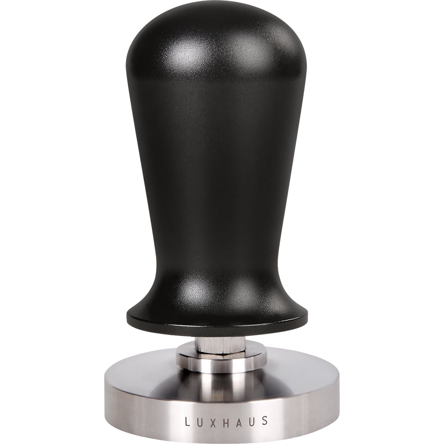 LuxHaus Espresso Tamper - 51mm Calibrated Coffee Tamper for Espresso Machine with Spring Loaded 100% Flat Stainless Steel Base