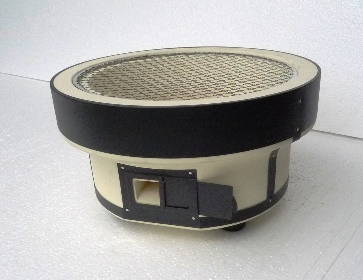 BINCHOTAN Japanese Premium KONRO Grill/Traditional Round Type/NOTO KEISODO/Diameter:33.5cm=1feet1in