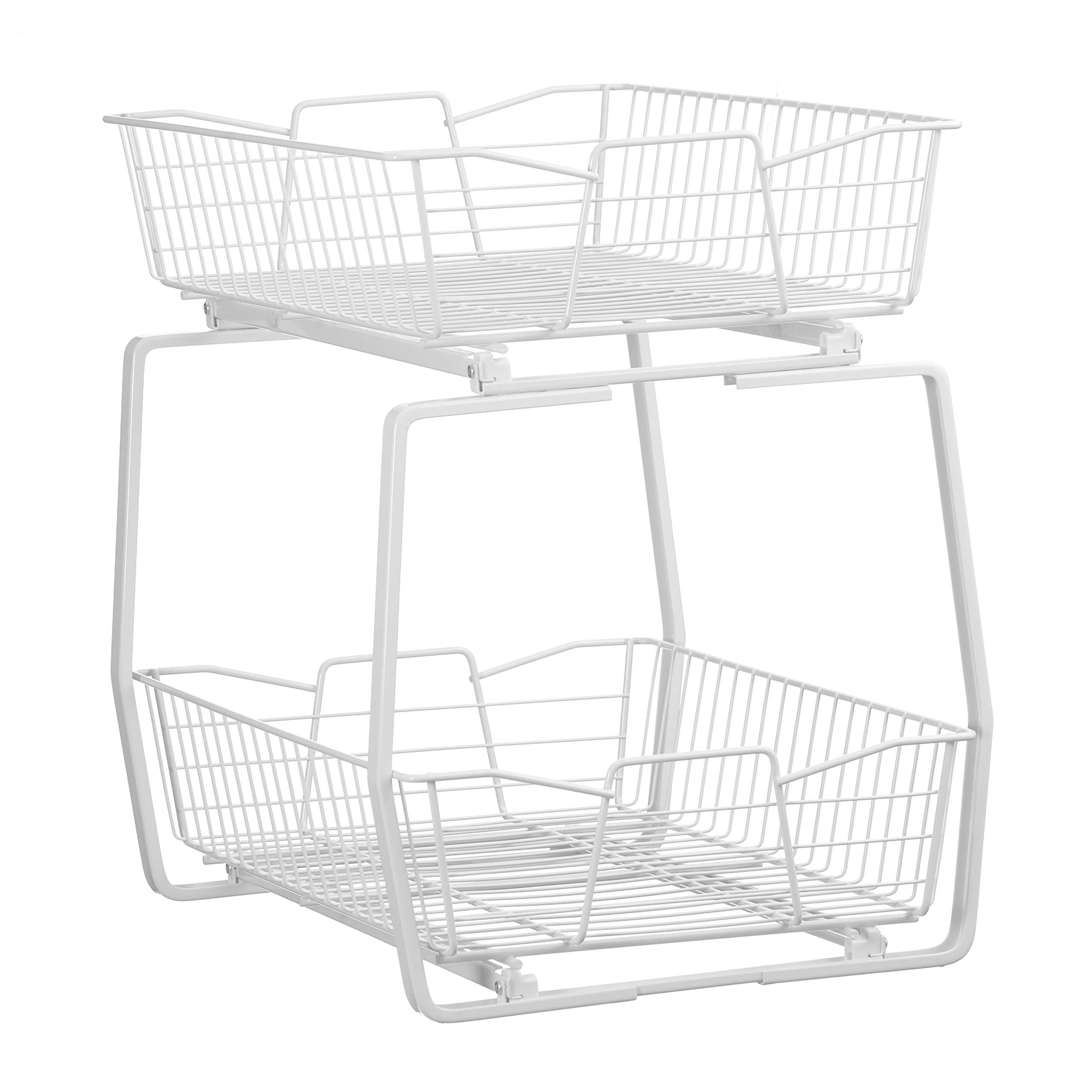 ClosetMaid 3609 2 Tier 14-Inch Kitchen Cabinet Organizer, White