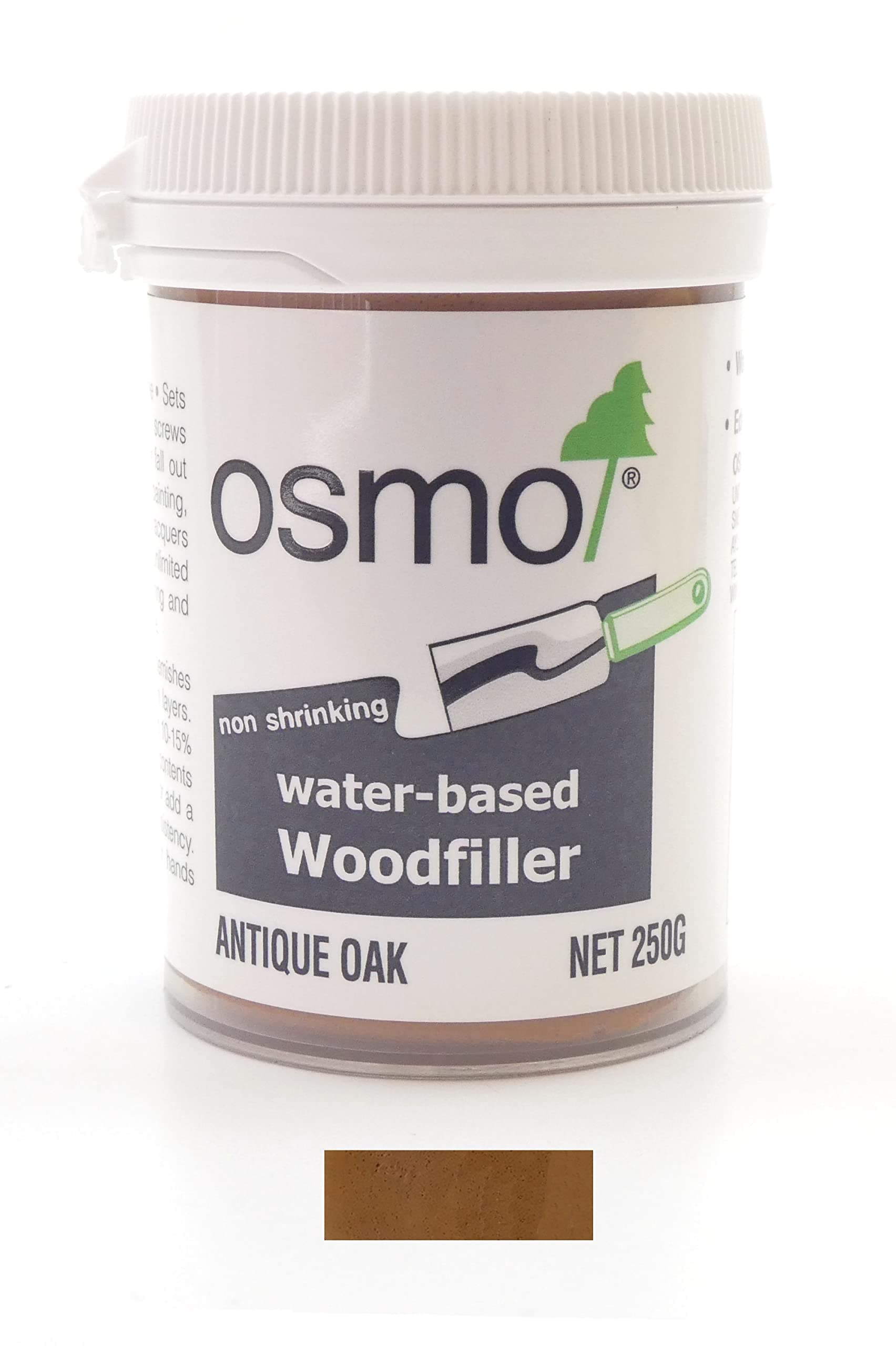Osmo Water Based Wood Filler - 250g tub Antique Oak