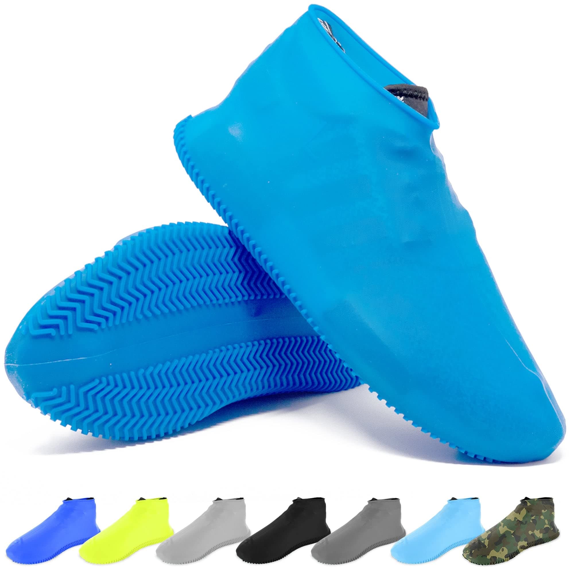 BOVAIShoe Cover Waterproof Sneakers Silicone Rain Shoes Cover Durable Reusable Slip On Anti Slip Protector