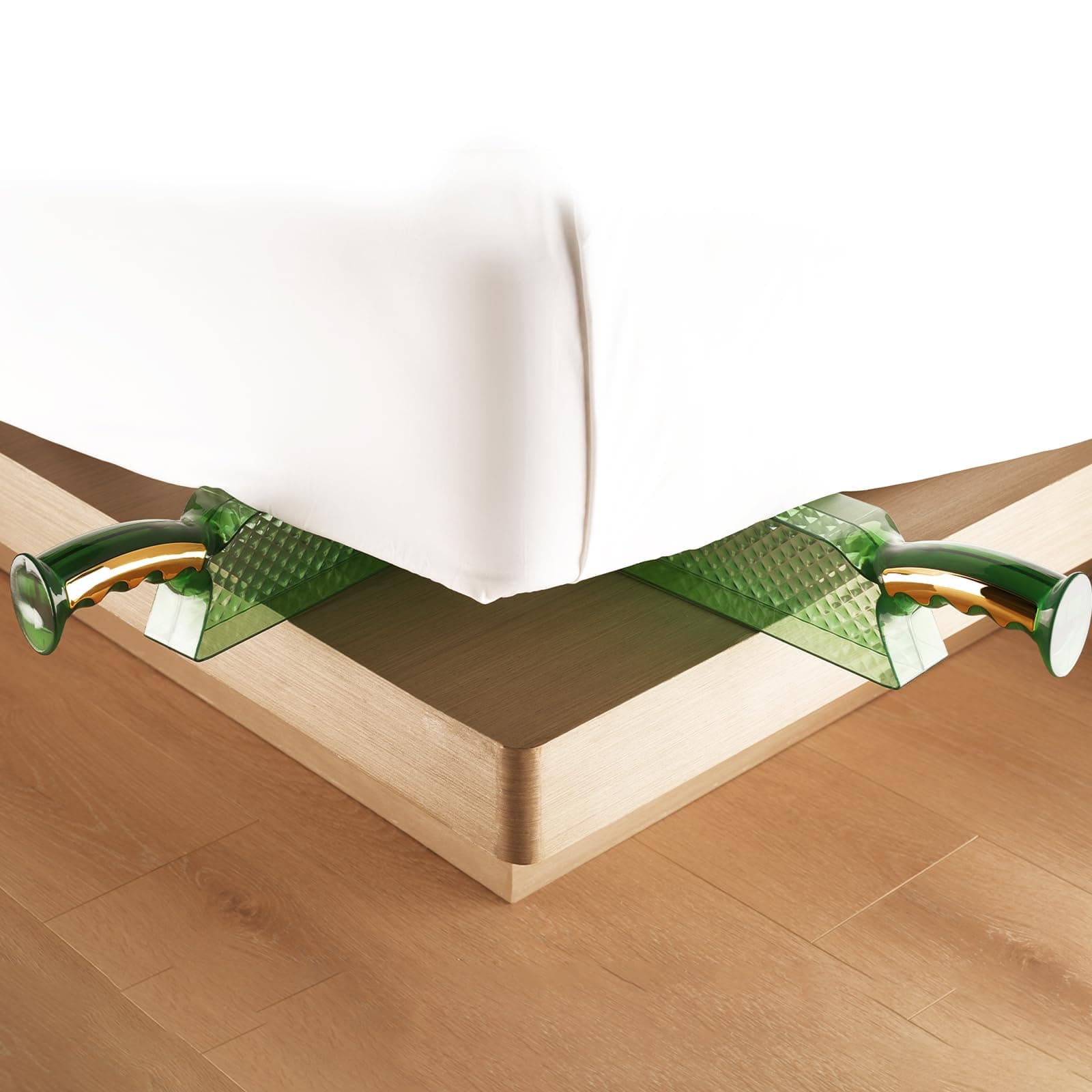 Tantea Mattress Lifter Wedge and Bed Maker Tool for Changing Sheets - Easy Lifter Mattress Riser for Bed Making - Helps Lift The Mattress and Hold The Mattress Alleviating Back Pain (2 Pieces)