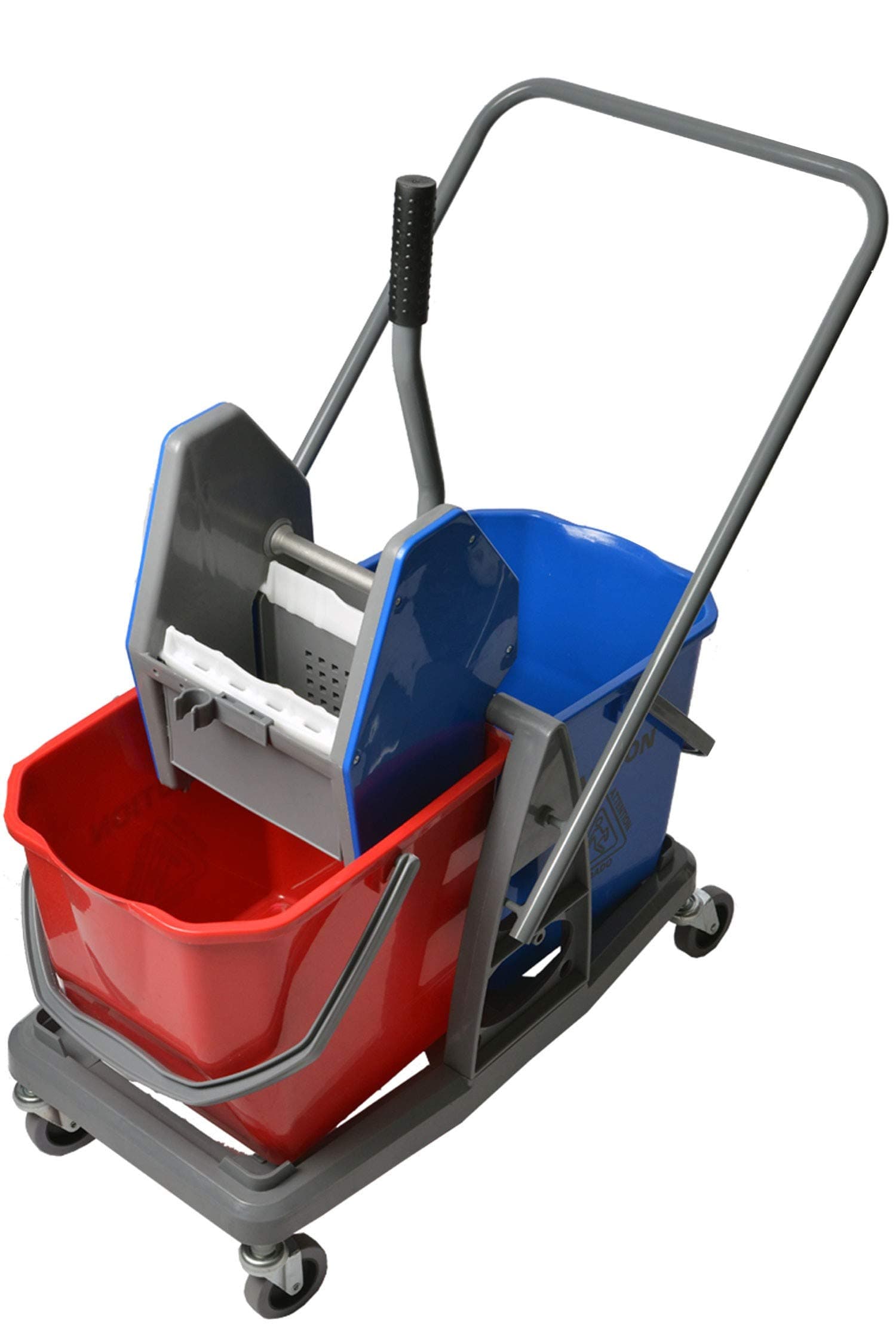 1014 Double Mop Bucket with Down Press Wringer