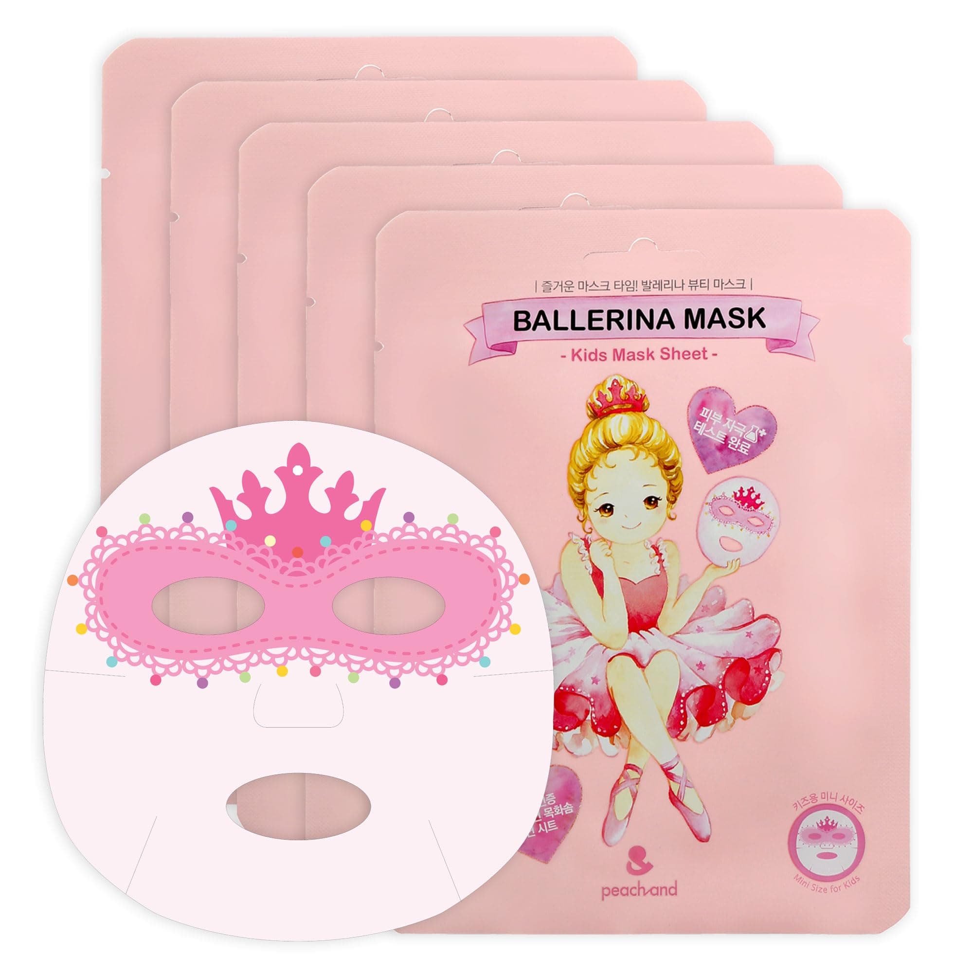 face mask for kids, Skincare for kids, Spa day kit for girls, Perfect gifts for girls 6-8, Pack of 5