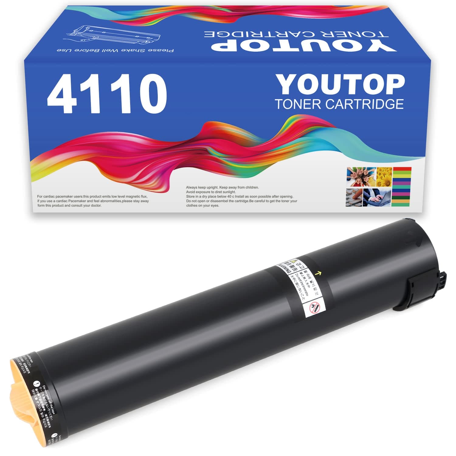 YOUTOP Remanufactured 1PK 006R01583 Black Toner Cartridge Replacement for Xerox 4110 4112 4127 4590 4595 (72,000 Pages)