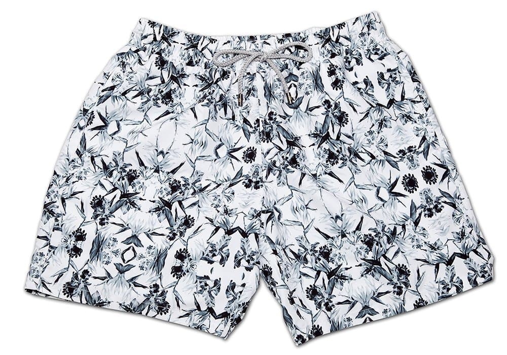 The Black Blossom Short Swimwear | Gentleman's 2017/Beachwear | Men's The Gentleman's Swim Short/Trunk (L)