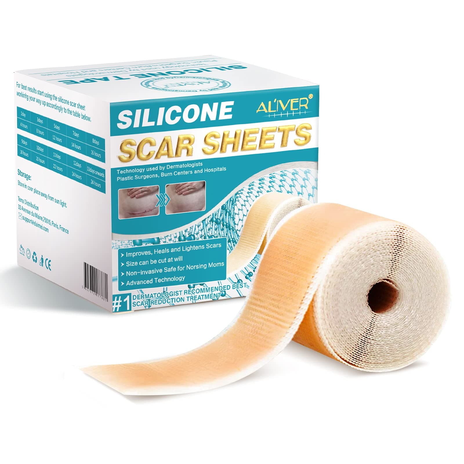 Medical Grade Silicone Scar Sheet for Old New Scars