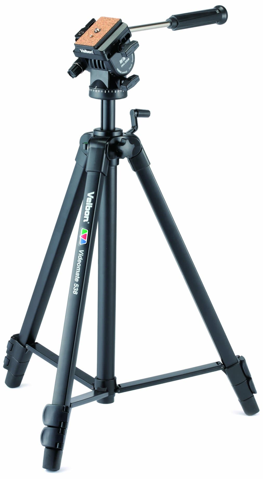 Velbon Videomate-538 Video Tripod Height 161 cm Black