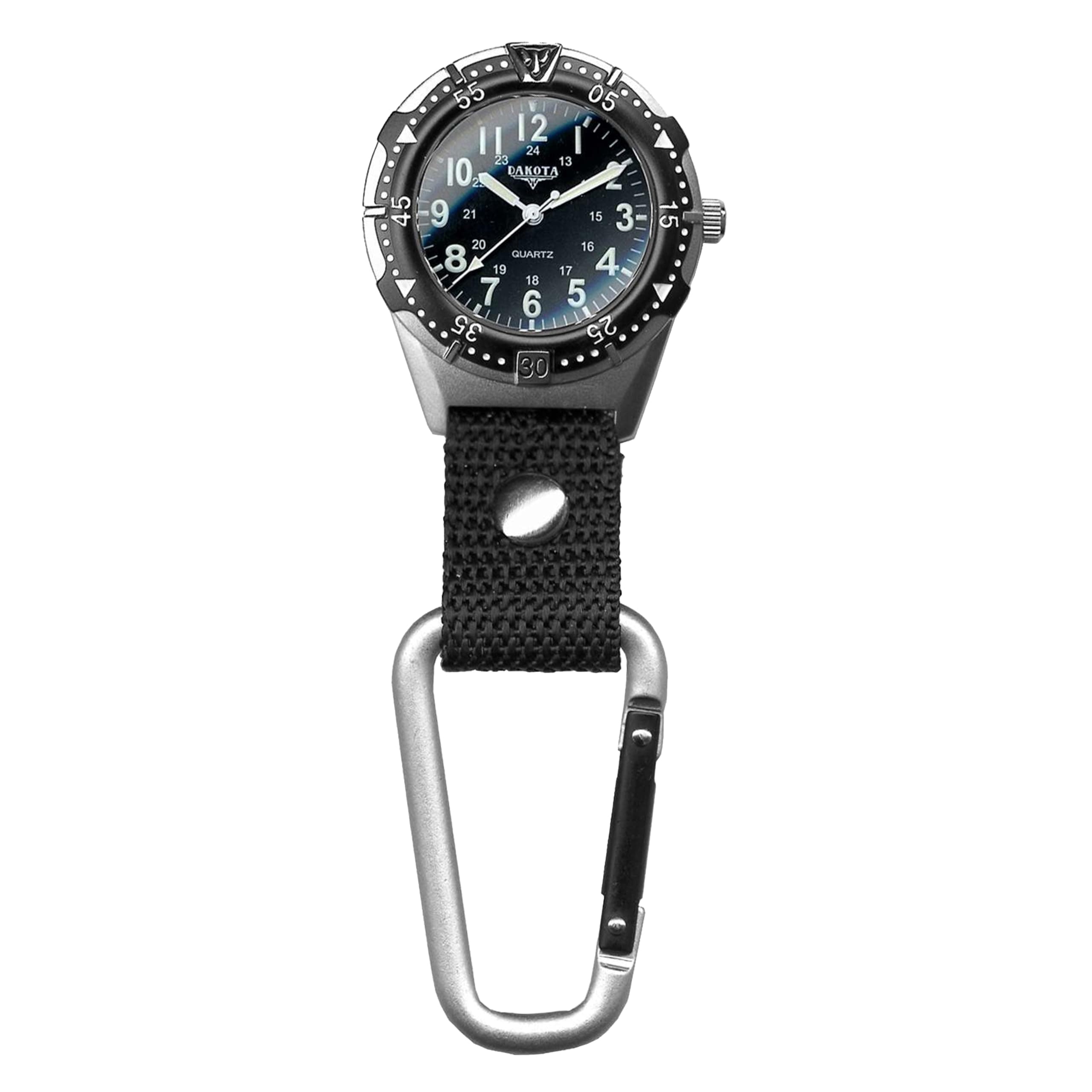 Watch Company Aluminum Backpacker Clip Watch