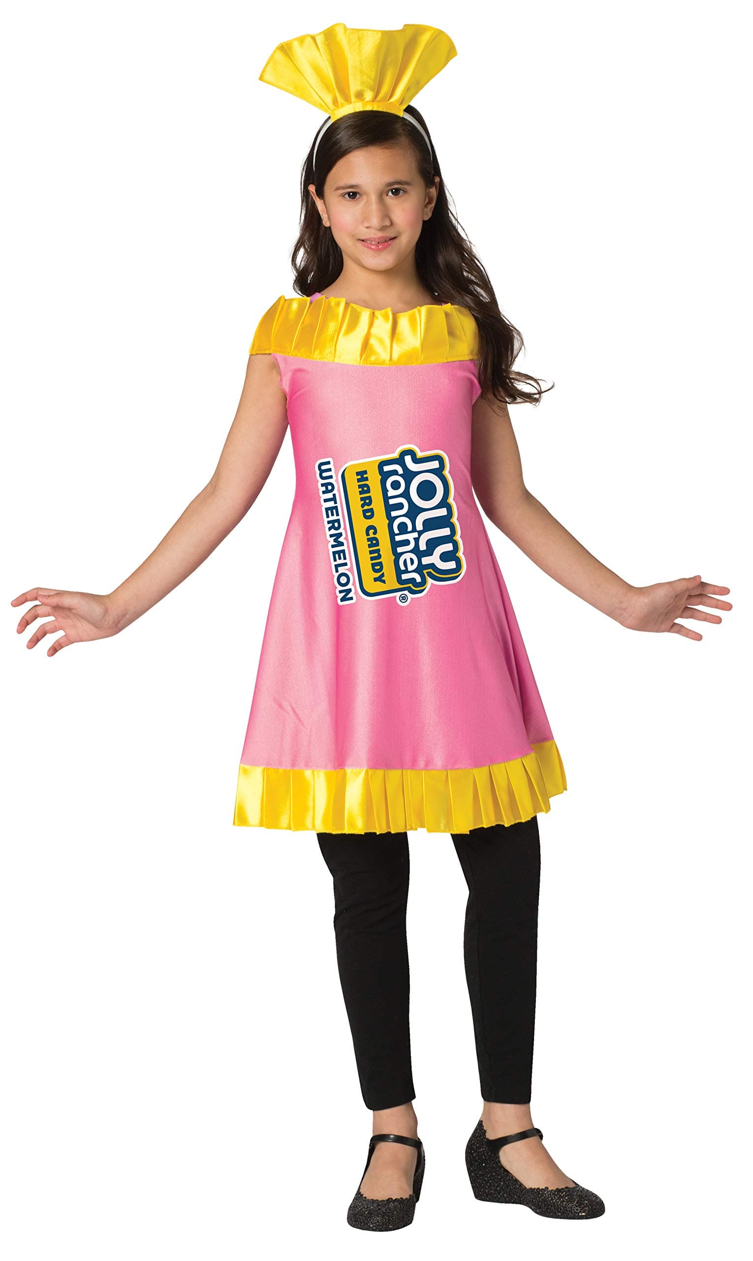 Girl's Classic Jolly Rancher Wrapper Watermelon Candy Costume Dress