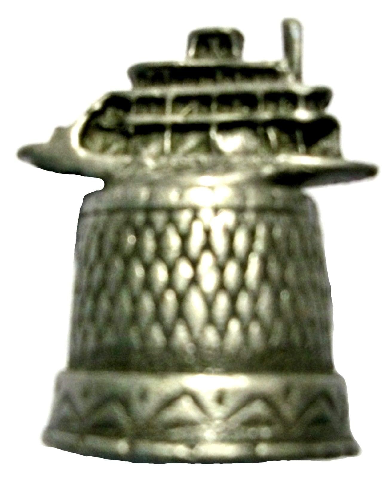Teddy Bear Pewter Thimble
