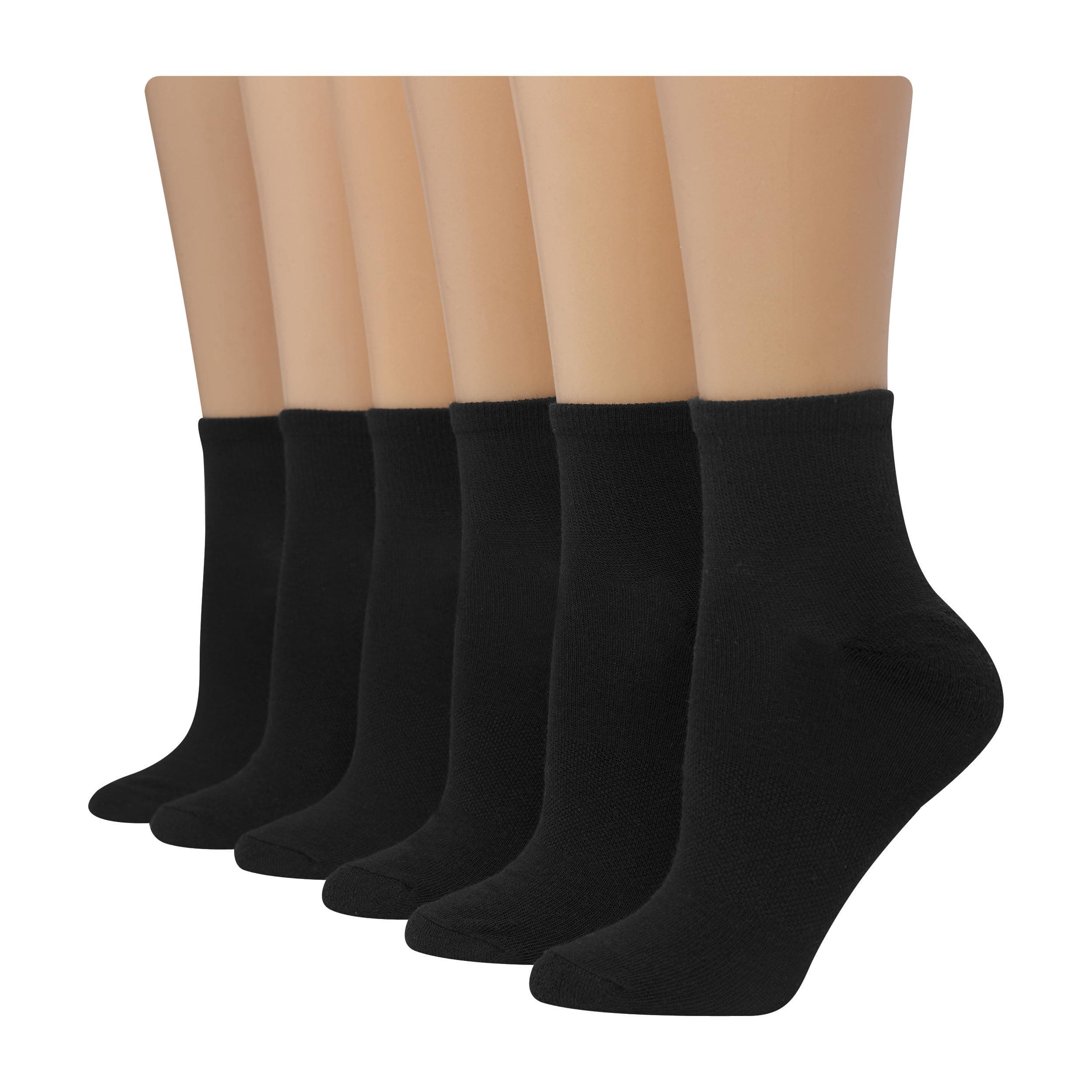 Women's 6-pair Comfort Fit Ankle Socks Casual Sock (pack of 6)