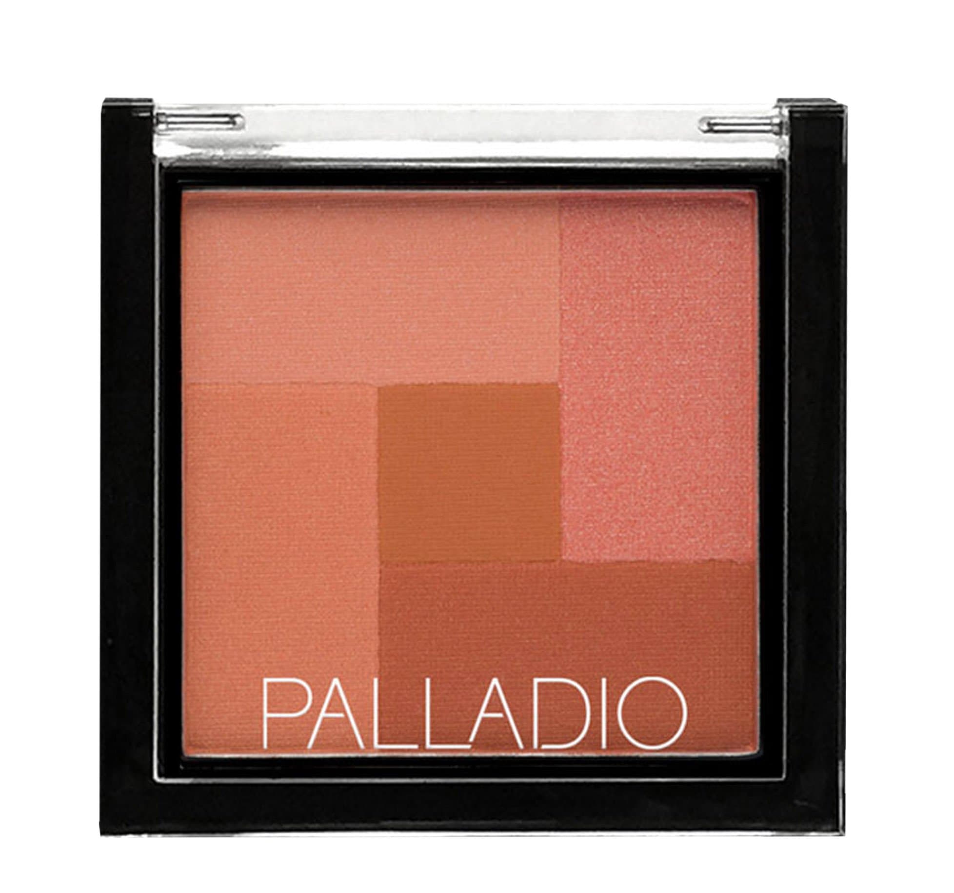 Palladio 2-In-1 Mosaic Blush & Bronzer (Desert Rose) - Silky Smooth Pressed Powder With 5 Blendable Shades, Shimmering Pinks To Golden Browns, Rich Pigment, Flawless Finish, Vegan & Cruelty-Free