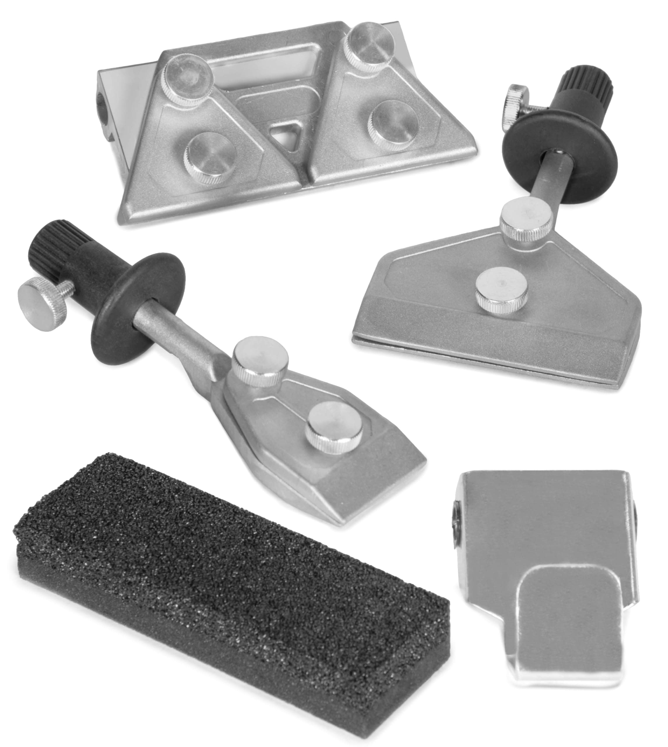 42704B 4-Piece Sharpening Accessory Kit for Sharpening Systems, Silver, 10-Inch