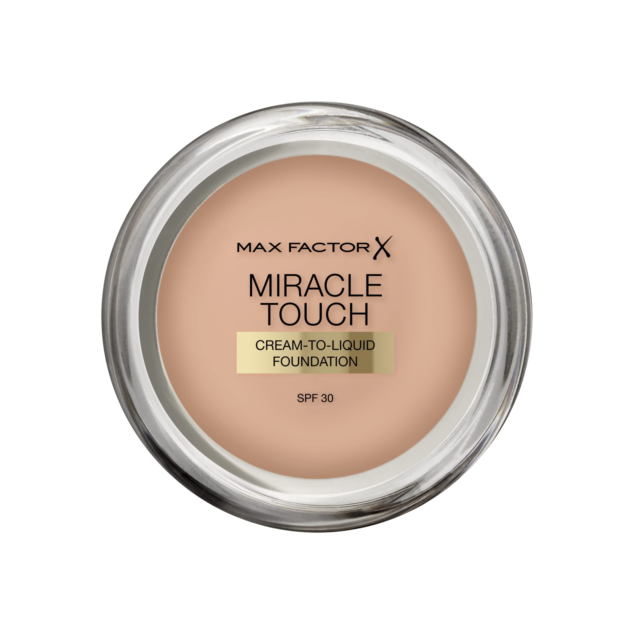 Max Factor Miracle Touch Foundation Skin Perfecting Foundation - Warm Almond 45, Warm Almond 45, 11.5 g