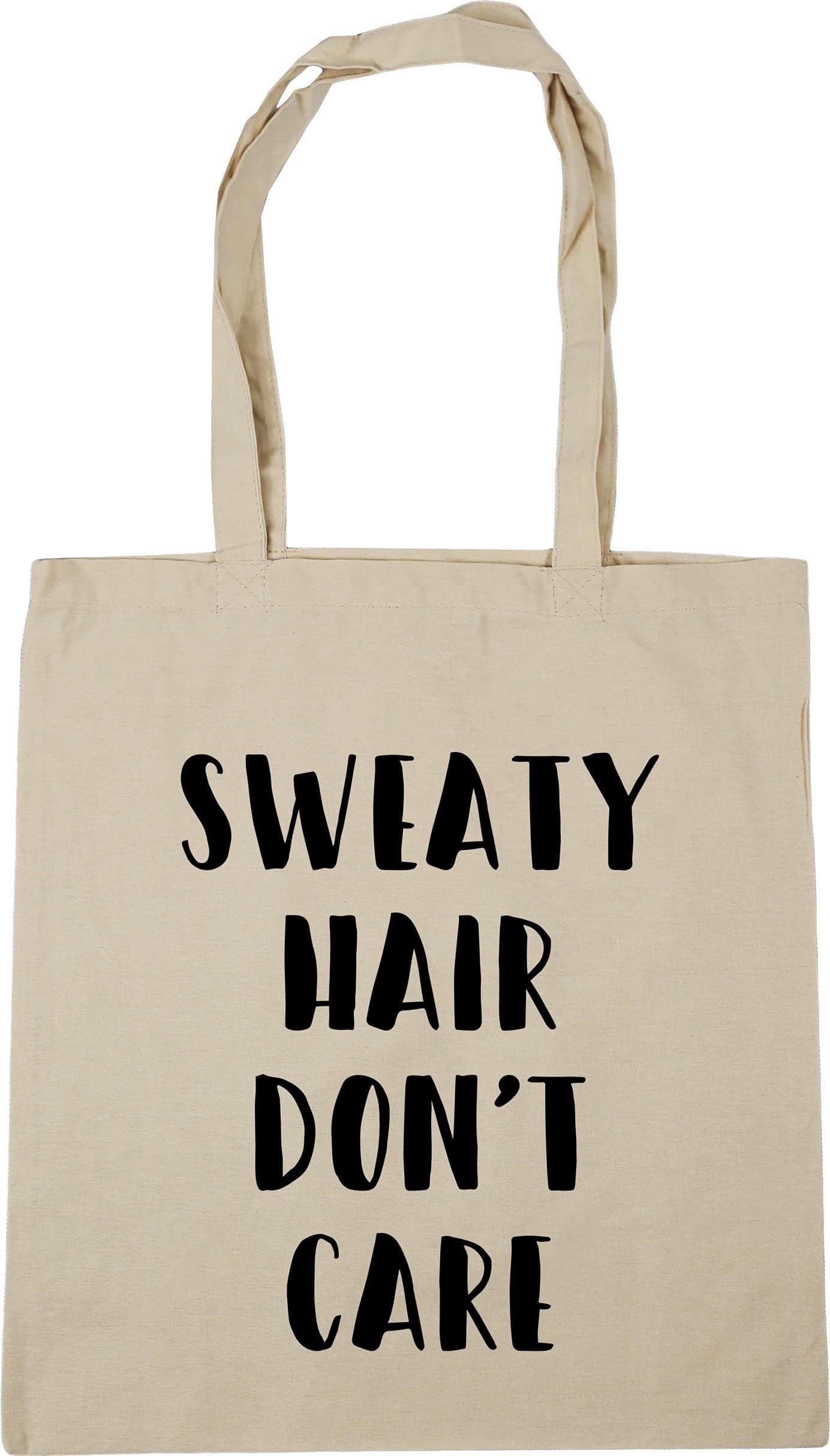 HippowarehouseSweaty Hair Don't Care Tote Shopping Gym Beach Bag 42cm x38cm, 10 litres