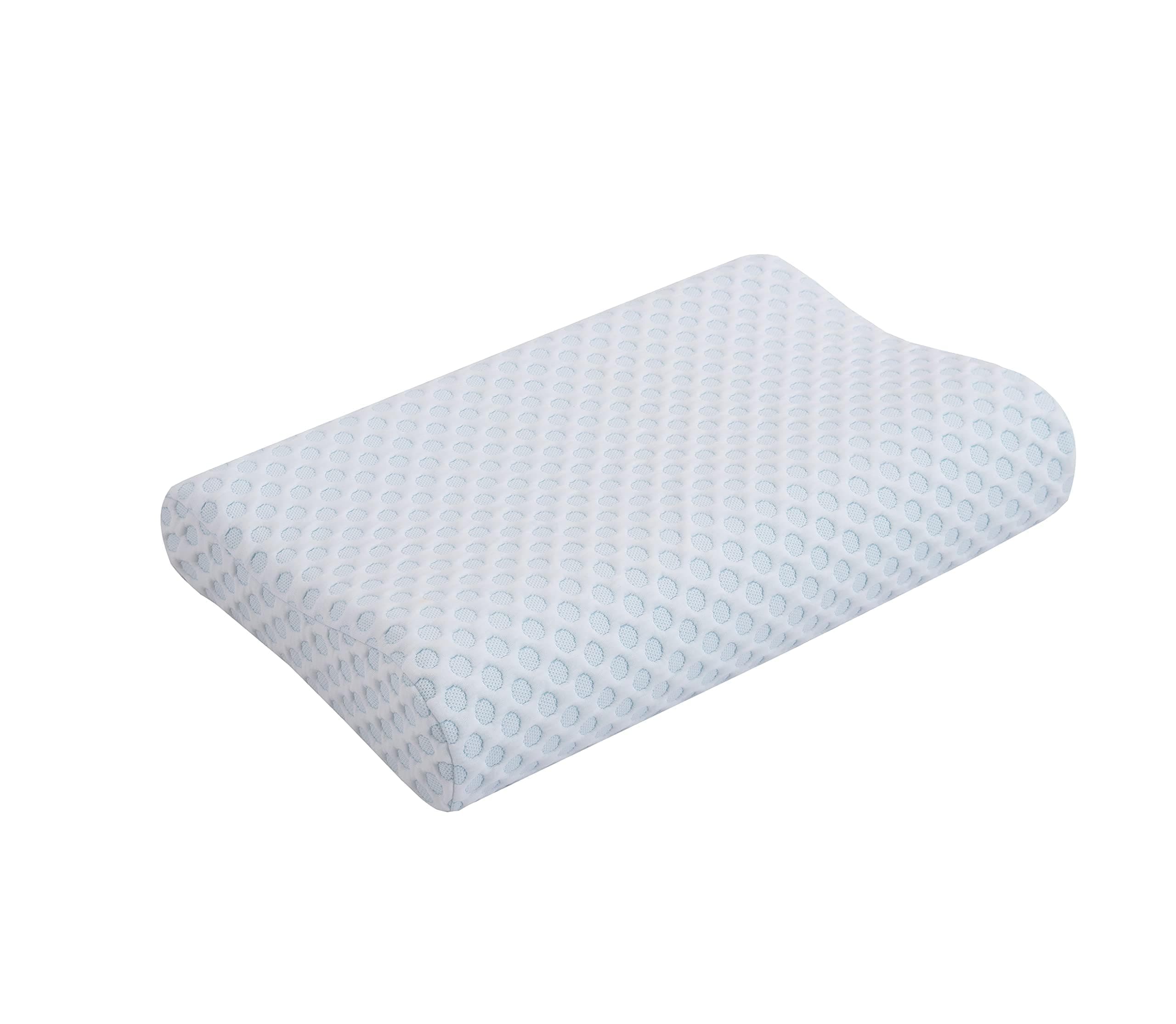 Hcore Bamboo Charcoal Memory Foam Pillow Neck Pain - Gel Neck Pillow for Sleeping, Side Back Stomach Sleepers - Firm Contoured, Tencel Cover - Ventilated Breathable - CertiPUR-US