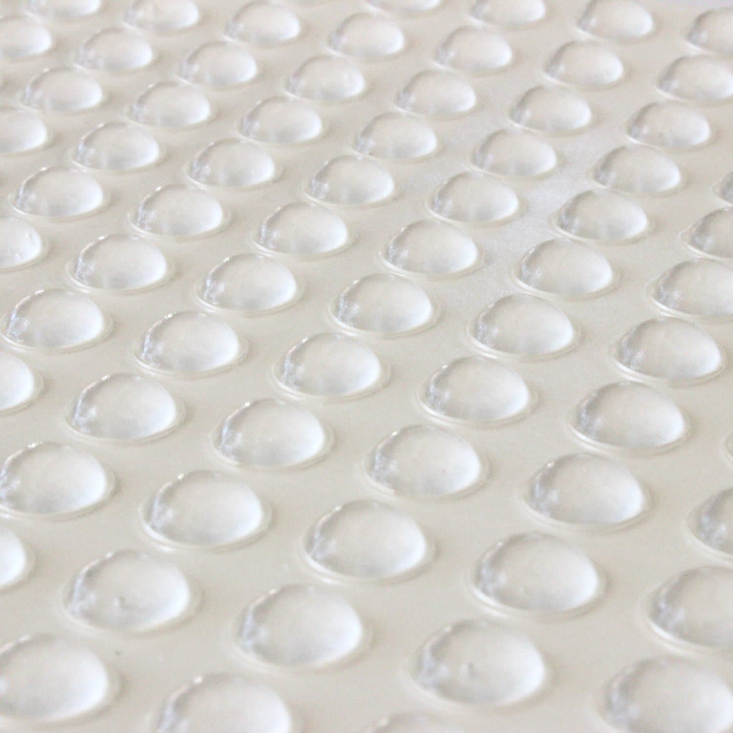 Rok Hardware 72 Pack Round Small Clear Soft Close Cabinet & Furniture Bumpers 9.5mm Diameter x 3.8mm - SCB03