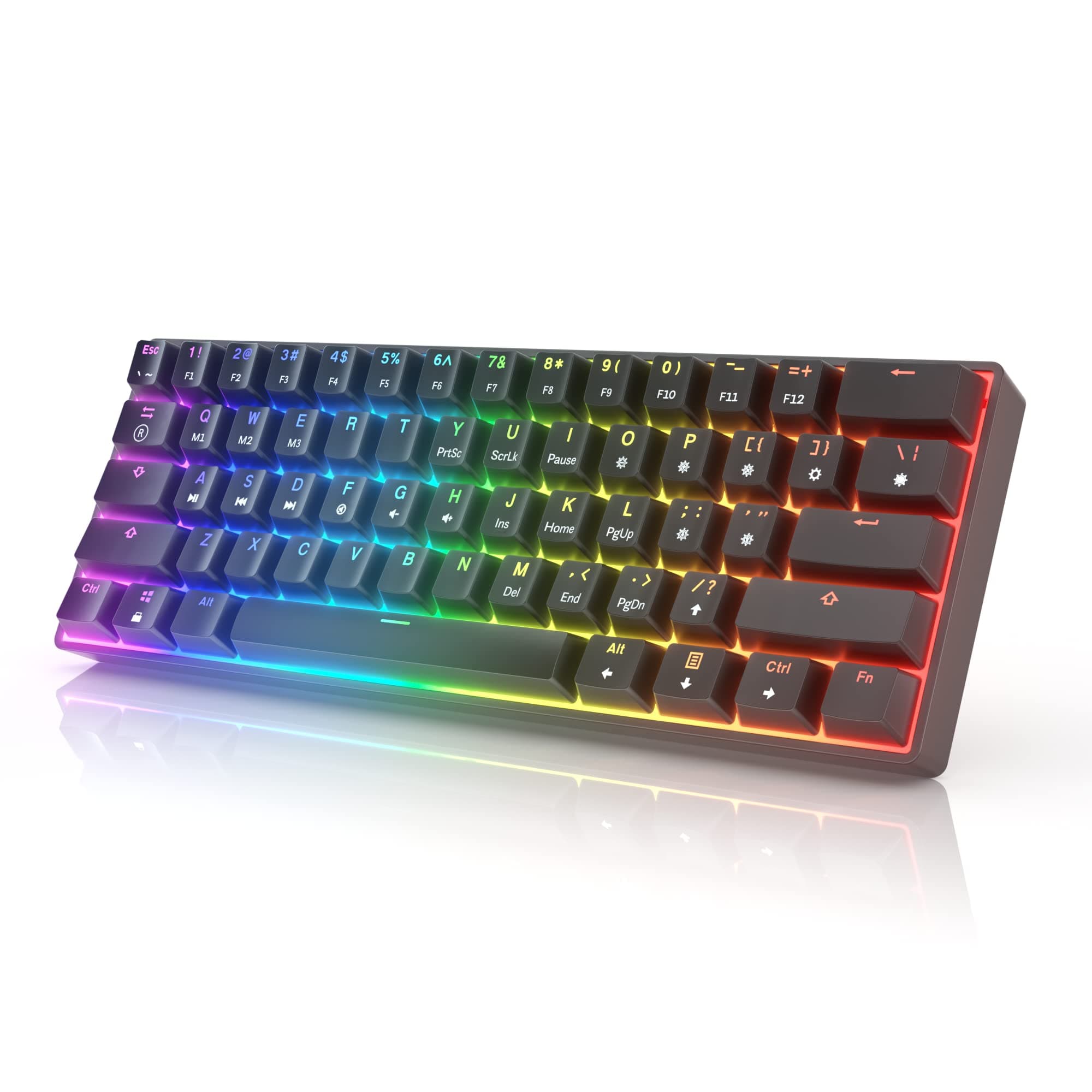 GK61 USB Gaming Keyboard (Brown)