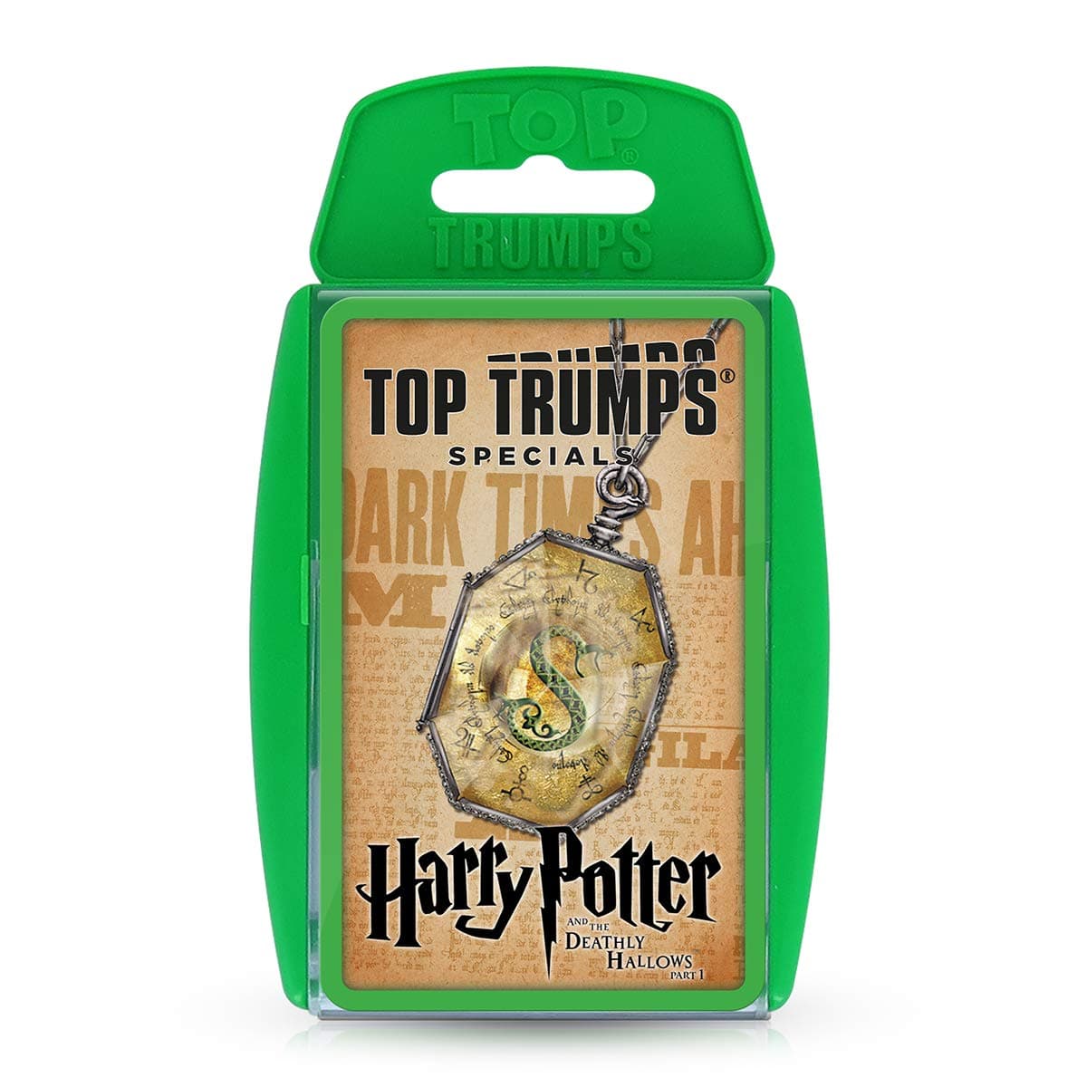 Top Trumps Harry Potter and the Deathly Hallows Part 1 Specials Card Game, play with Harry, Ron, Hermione, Dumbledore, Hagrid and Voldemort, gift and Toys for Boys and Girls Aged 6 plus