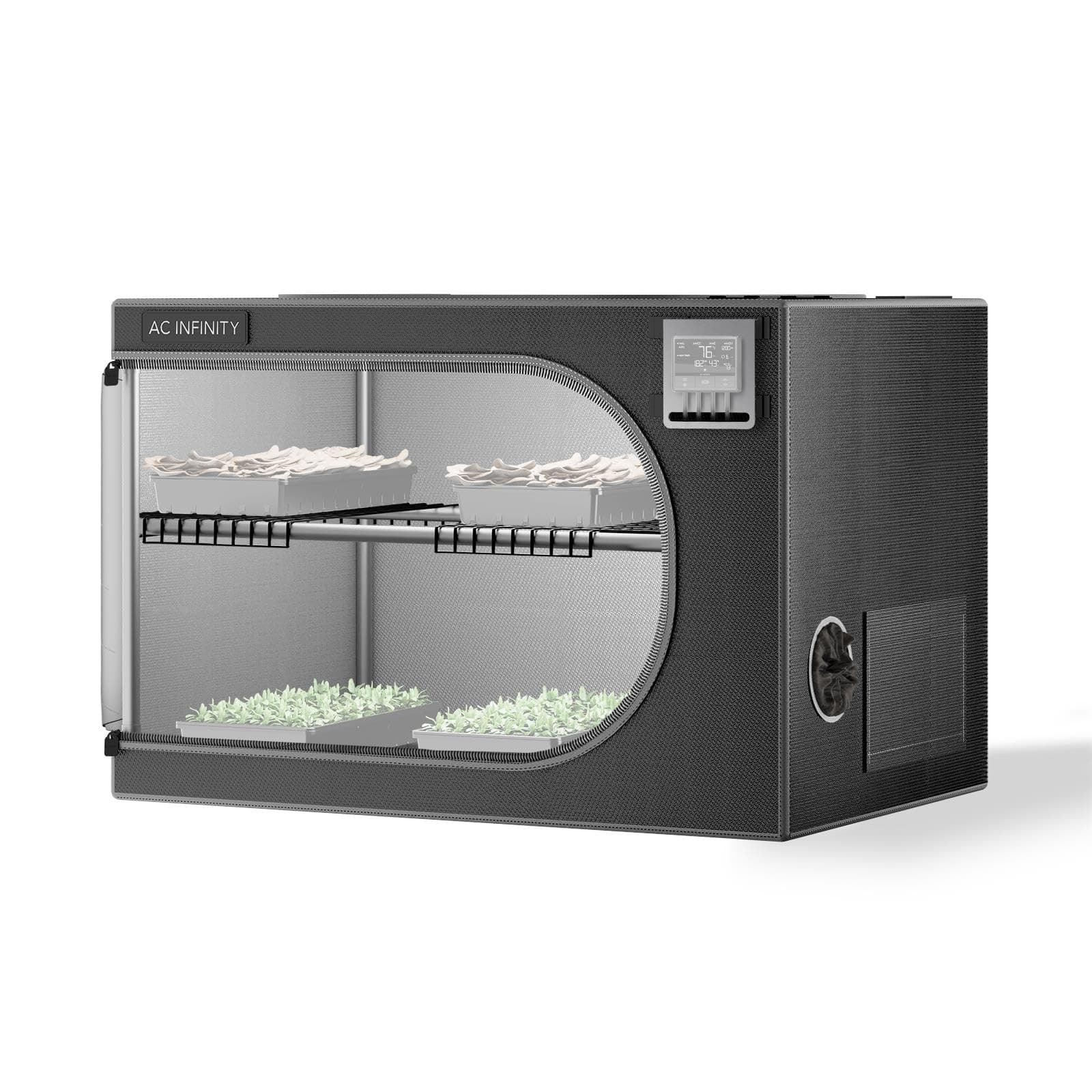 AC Infinity CLOUDLAB Advance Propagation Grow Tent, 2000D Diamond Mylar Canvas, Vertical or Horizontal Orientation Mini Tent for Germination, Cloning, Mushrooms, Early Indoor Plant Growing