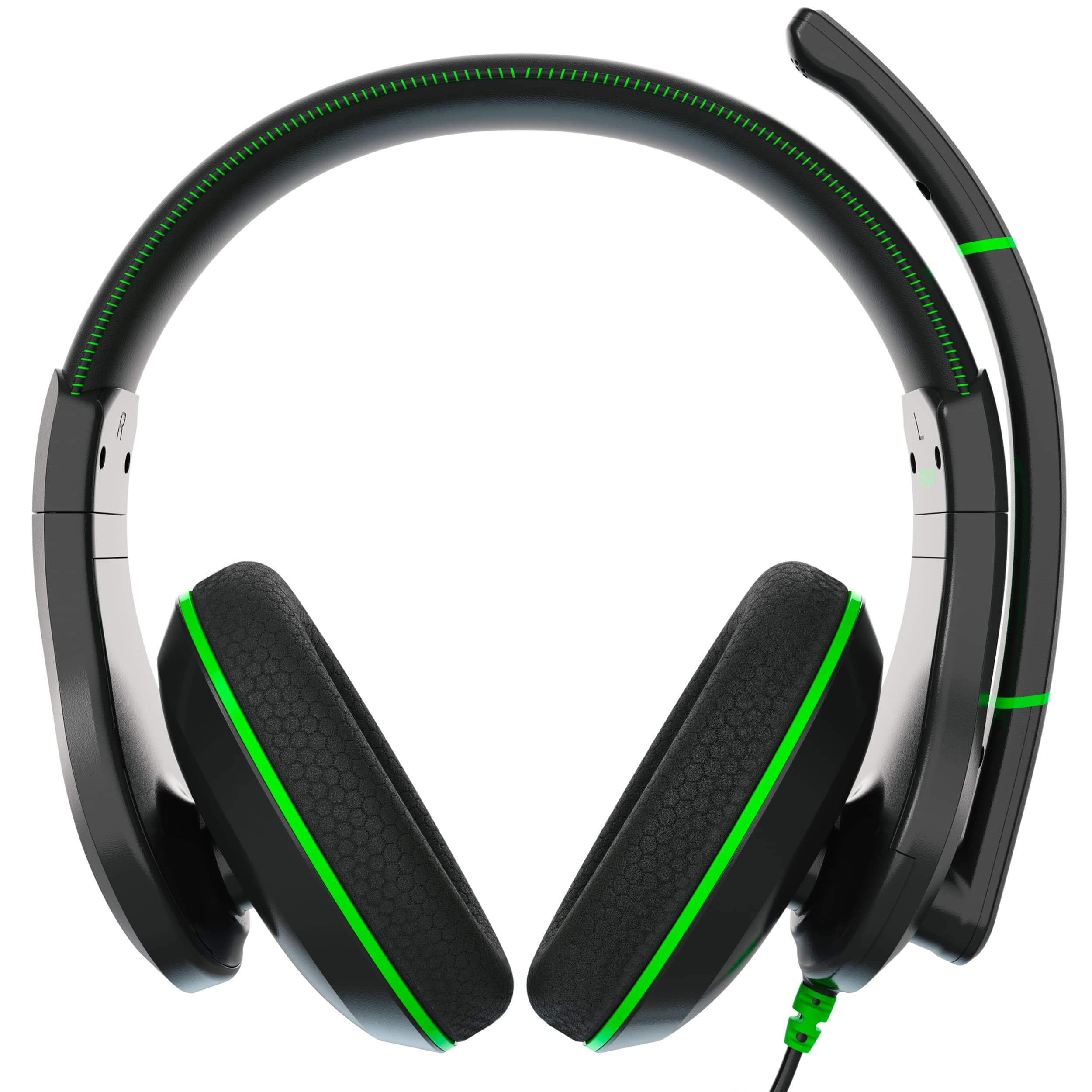 ThinkWrite TechnologiesVictory 250XG, Premium Over-Ear PC Gaming Headset, Wired Headphones for Gaming with 3.5mm Jack, Green