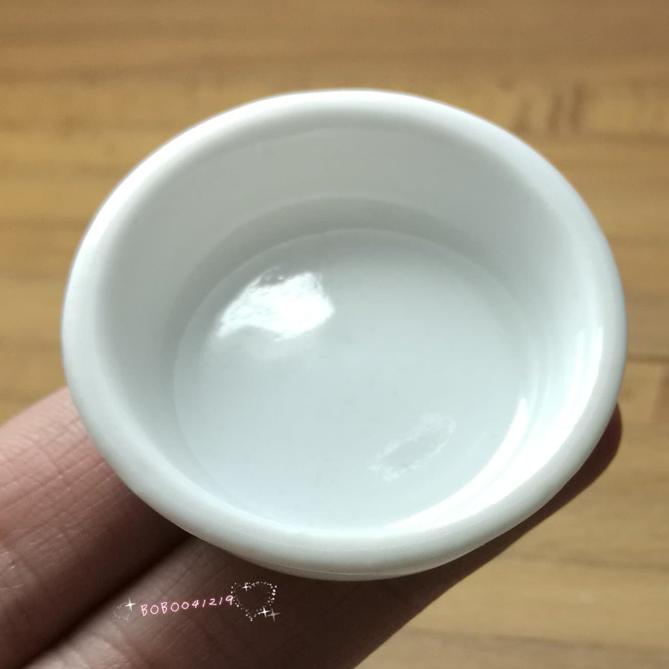 ZOTOYI Bobominiworld Bathroom Porcelaine Basin Dollhouse Miniatures Decoration 1:12 Scale Diameter 4cm White