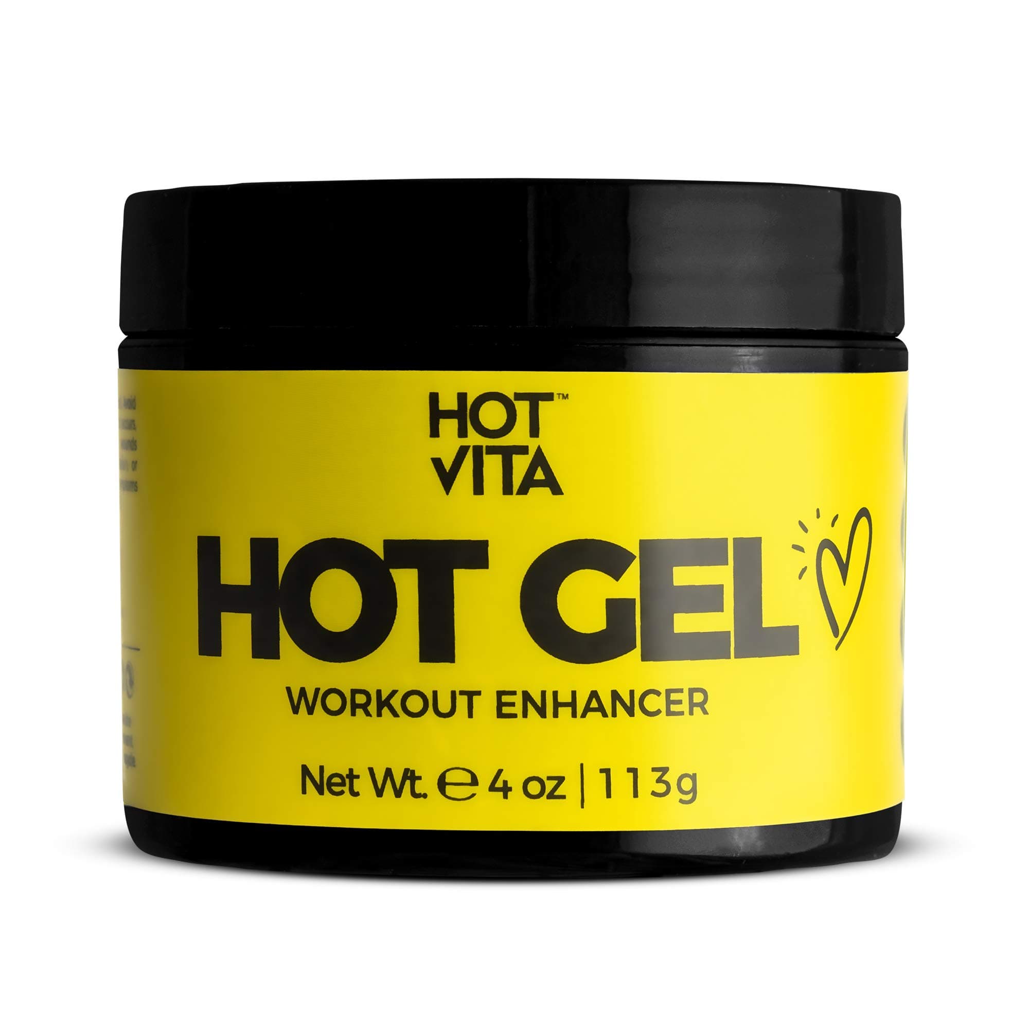 Hot Vita Thermo Active Hot Sweat Gel - Slimming Enhancer Workout Coconut Body Cream (4 Ounce)