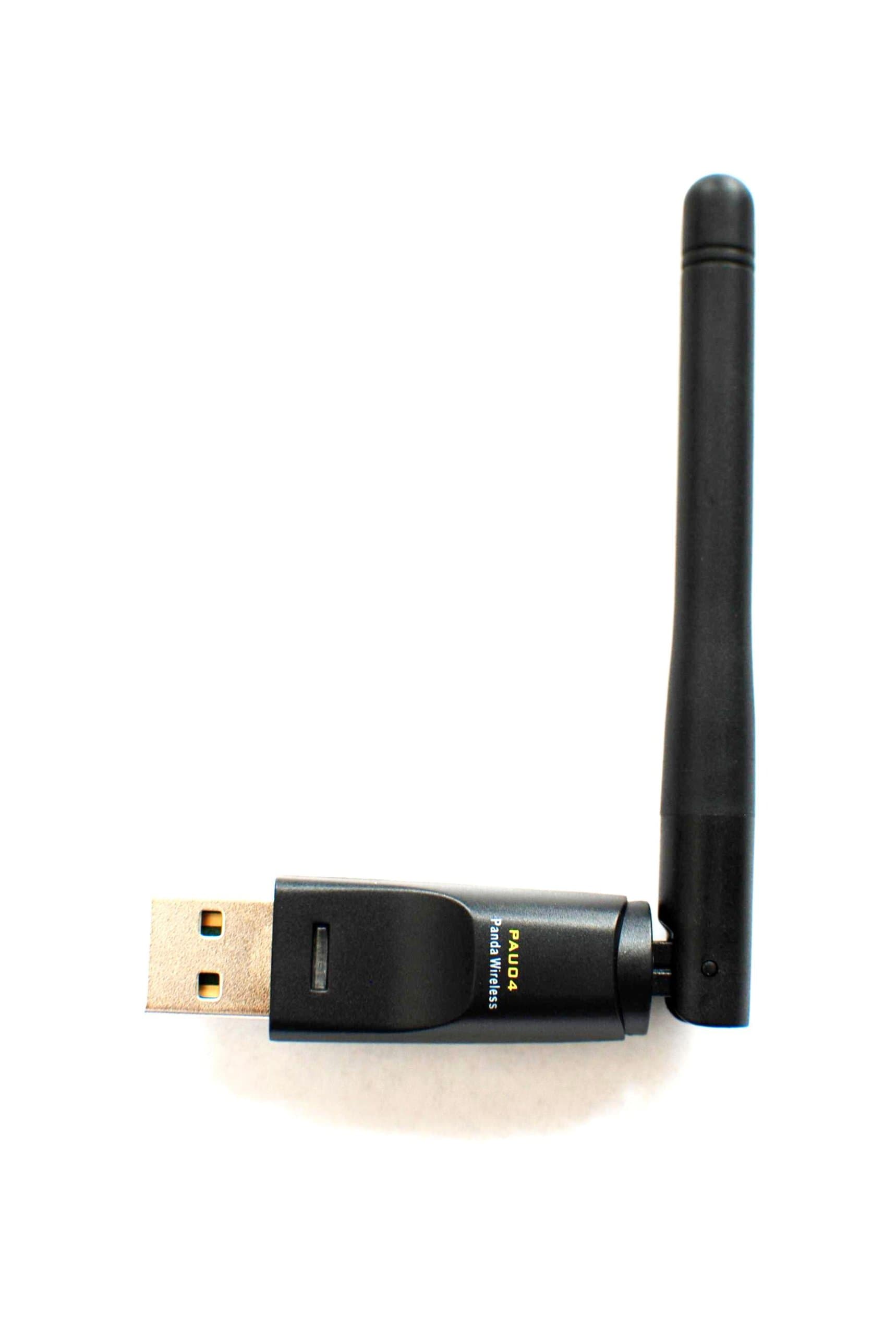 Mid Range 150Mbps Wireless N USB Adapter w/ 2dBi Antenna - Win XP/Vista/7/8/10/11, Mint, Ubuntu, MX Linux, Manjaro, Fedora, Centos, Kali Linux and Raspbian