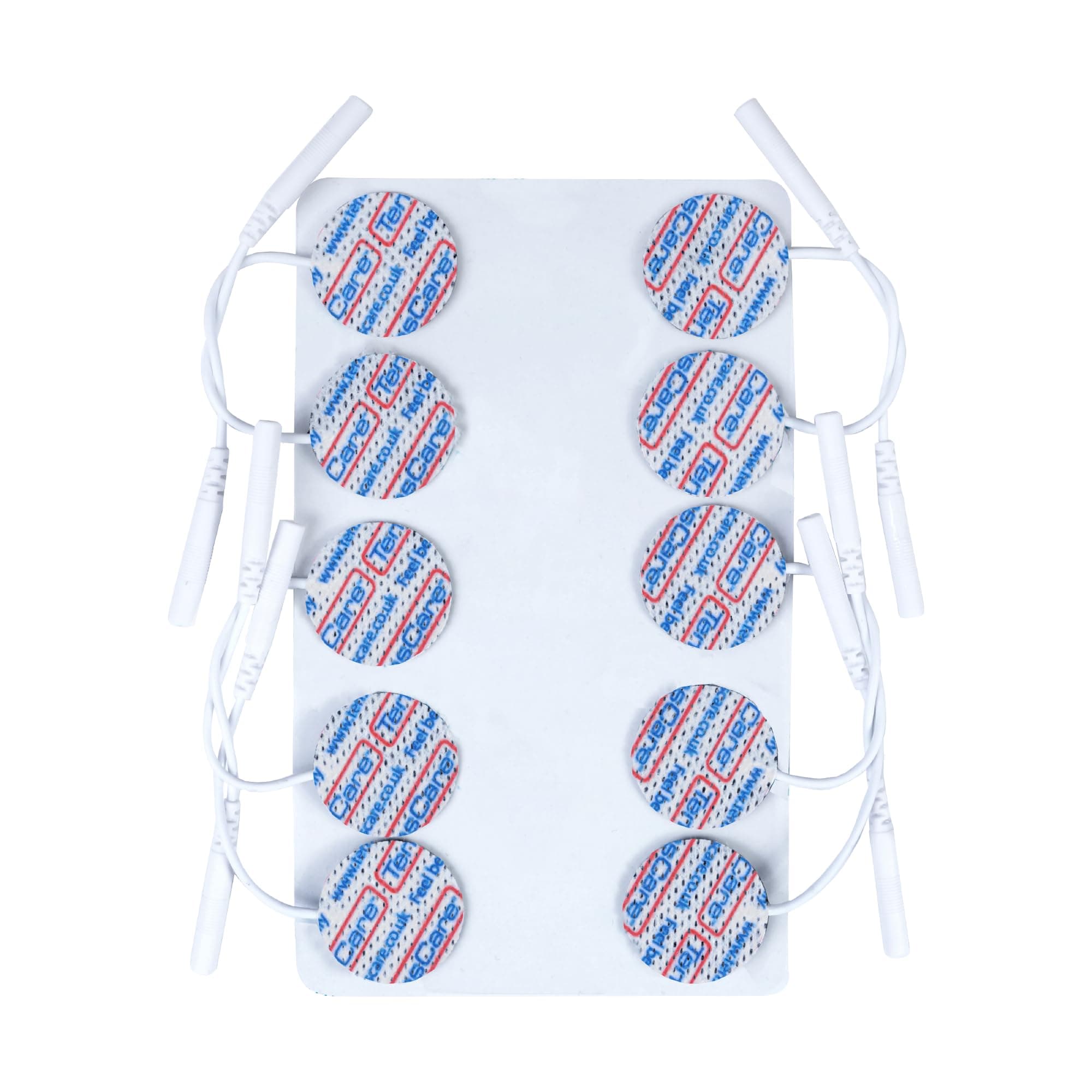 TensCare 25mm Circular TENS/EMS Re-usable Electrode Pads, Total 10 (Eligible for VAT relief in the UK)