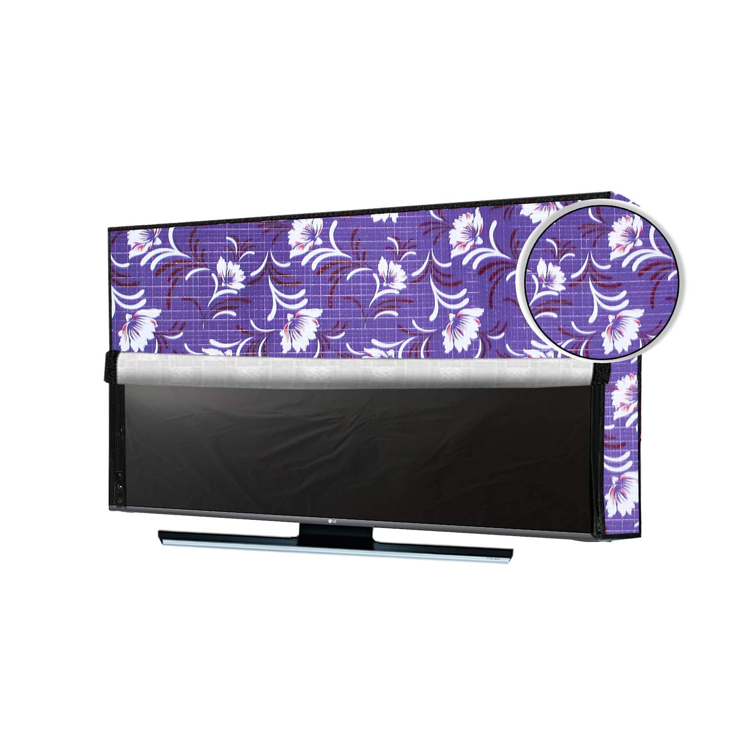 JM Homefurnishings Waterproof, Weatherproof and Dust-Proof LED Smart TV cover for VU (49 inch) Full HD, PopSmart 50BS115 Protect Your LCD-LED-TV Now floral print