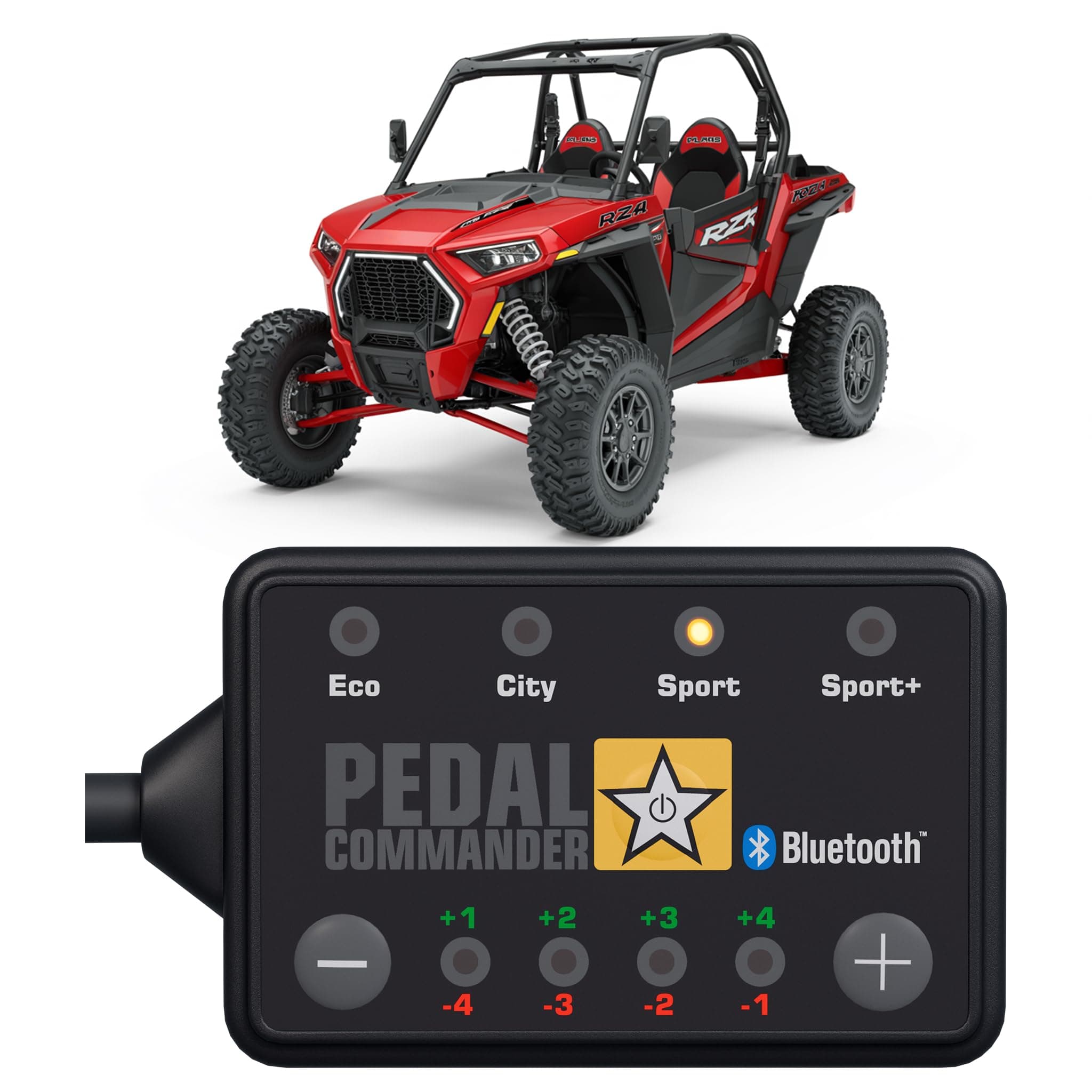 for All Polaris RZR Models 2015-2025 Throttle Response Controller - Anti-Theft, 36 Driving Settings & App Control, UTV Throttle Controller Performance, Polaris Accessories