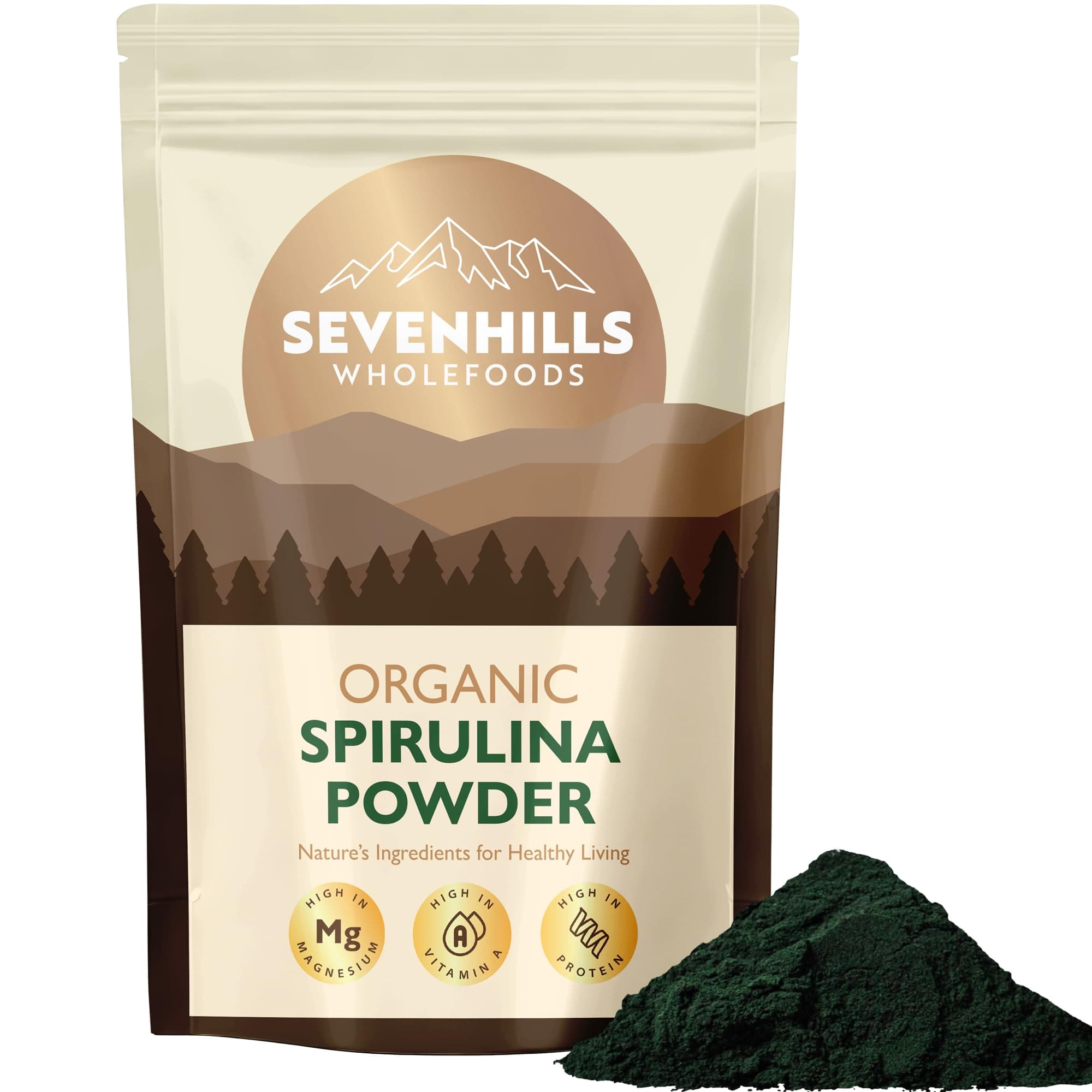 Organic Spirulina Powder 1kg | Certified Organic | Nutrient-Dense | 100% Pure & Natural