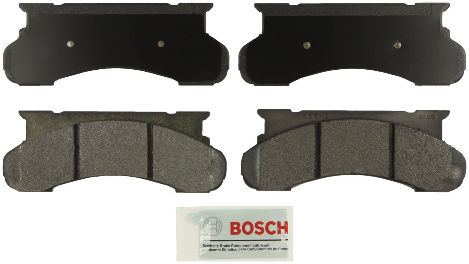 Bosch Automotive BE120 Blue Disc Brake Pad Set for Ford: 1976-91 E-250/350 Econoline/Econoline Club Wagon, 1980-94 F-250, 1976-94 F-350 - FRONT