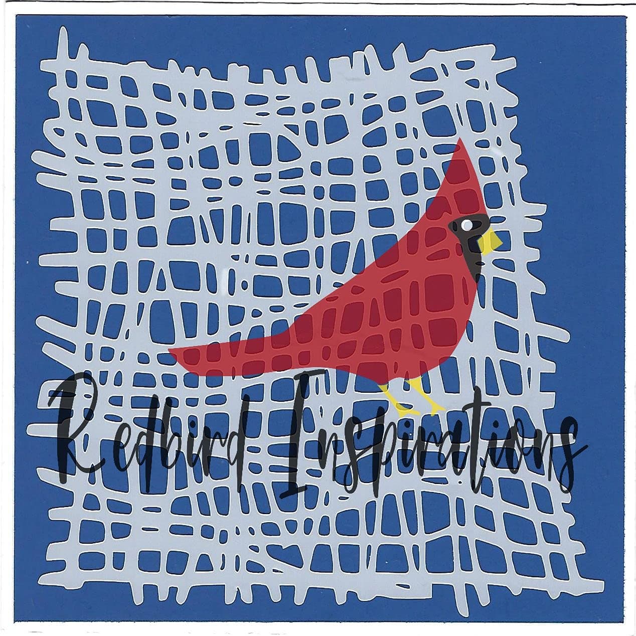Redbird Inspirations Original Stencil, 6x6 Inch, Cheesecloth