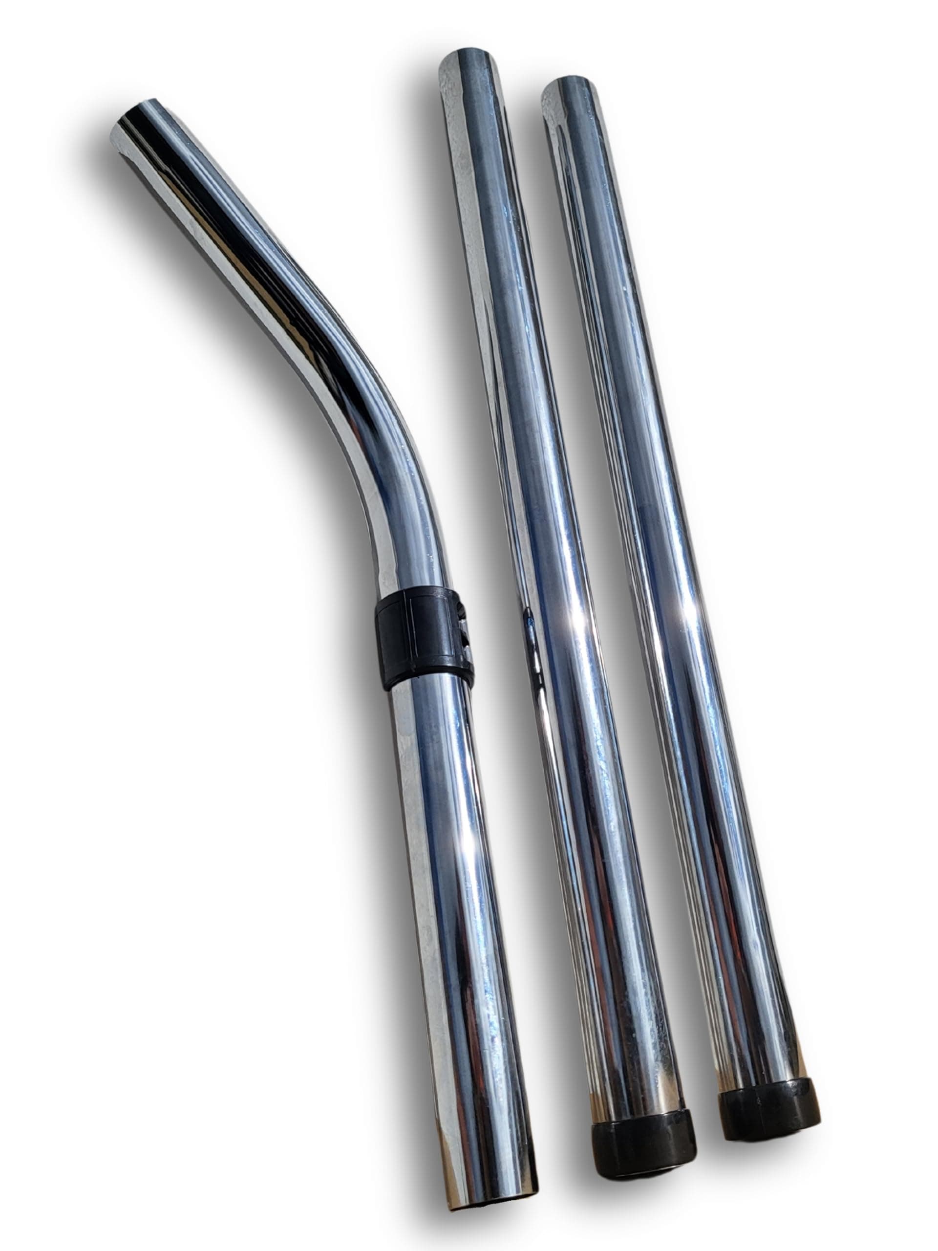 ABC Products Compatible/Replacement Extension Steel Metal Pipes Tubes (Complete Set of 3) for All Numatic Henry Edward Hetty James George Wet & Dry Hoover Vacuum Cleaner