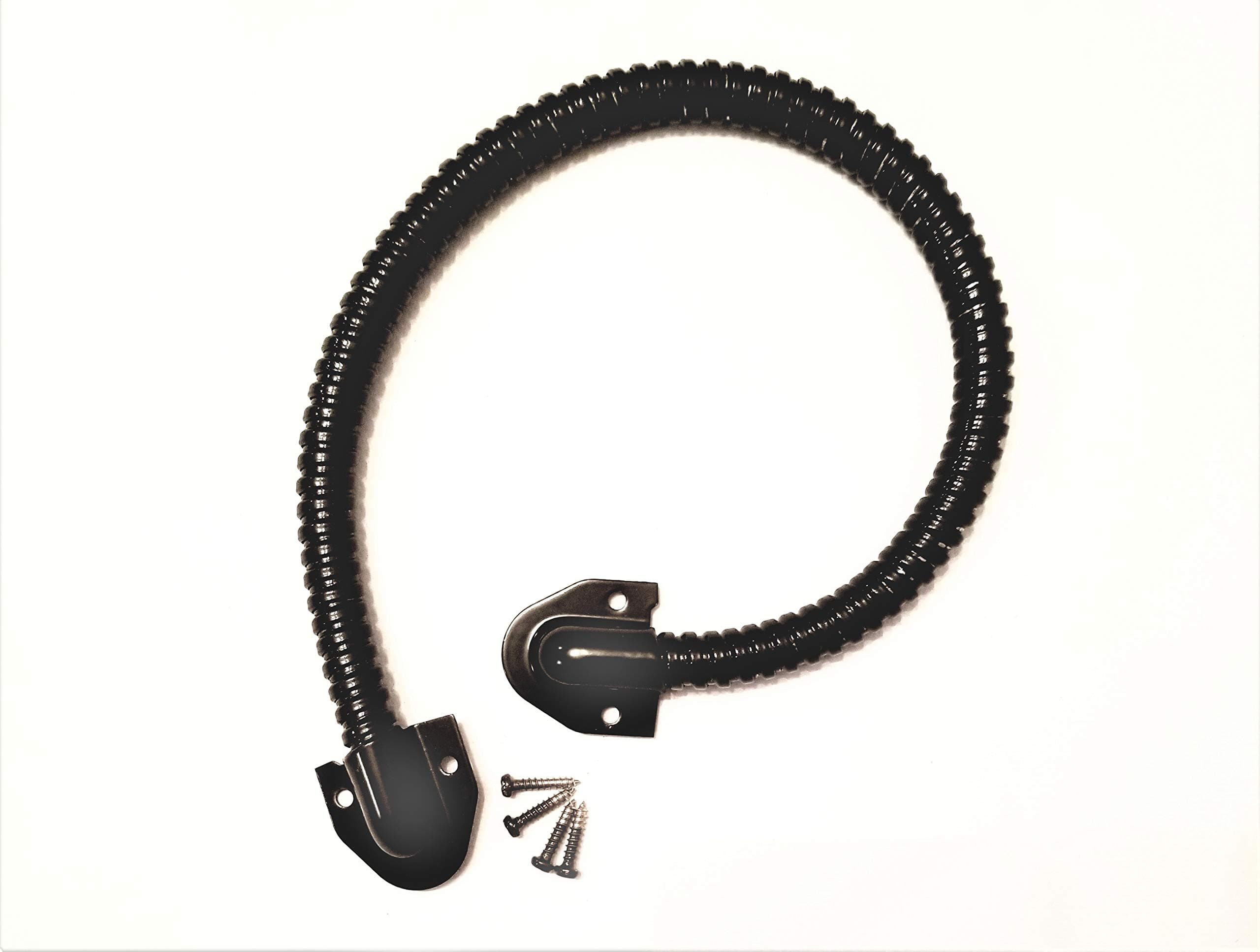 Armored Door Loop | Access Control Power Transfer | Door Cable Protector | Door Wire Conduit | 18" | 3/8" Diameter | TUFF STRIKE | Oil Rubbed Bronze