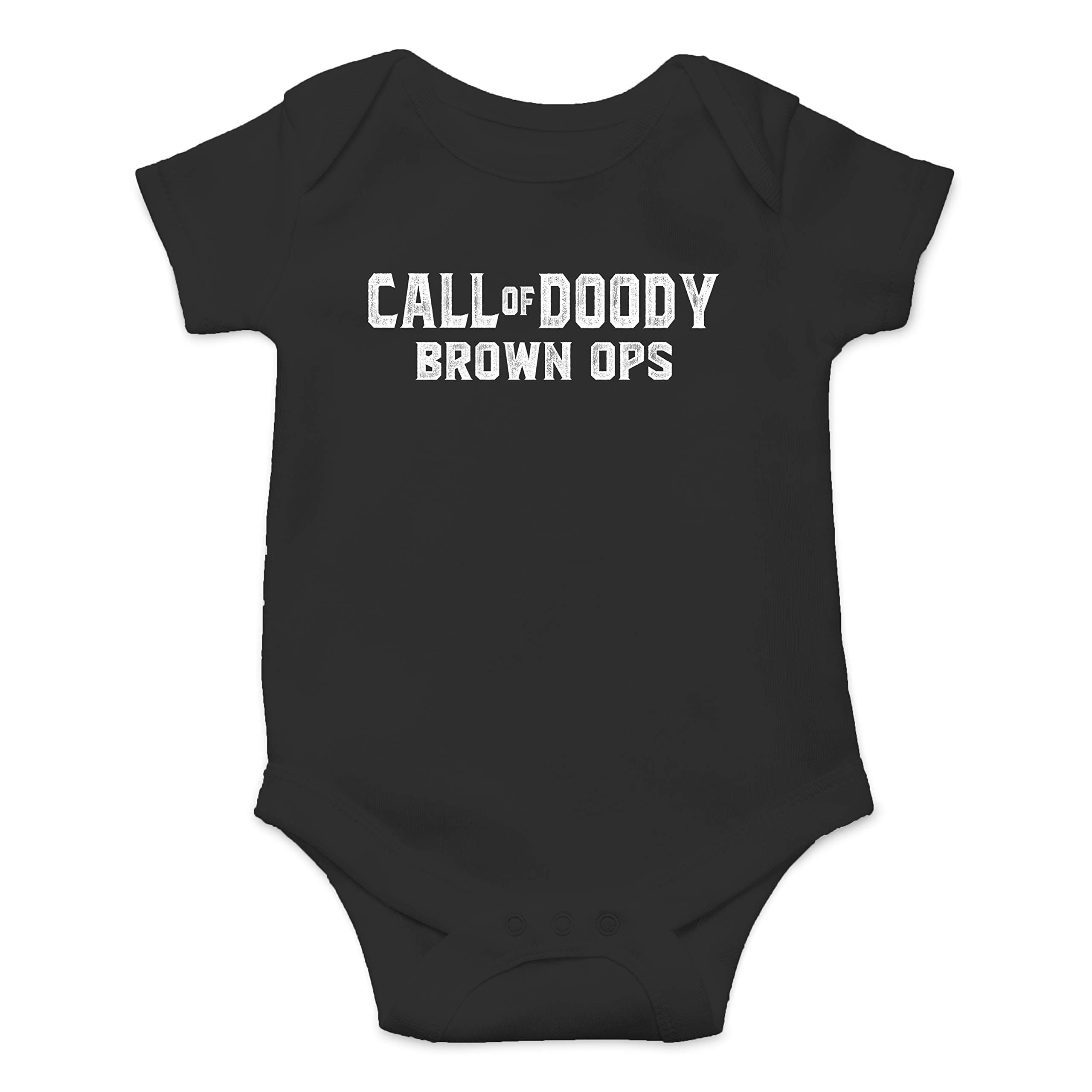 Call Of Doody Brown Ops - Funny Baby Essentials Bodysuit - Baby Outfit Funny Newborn Clothes
