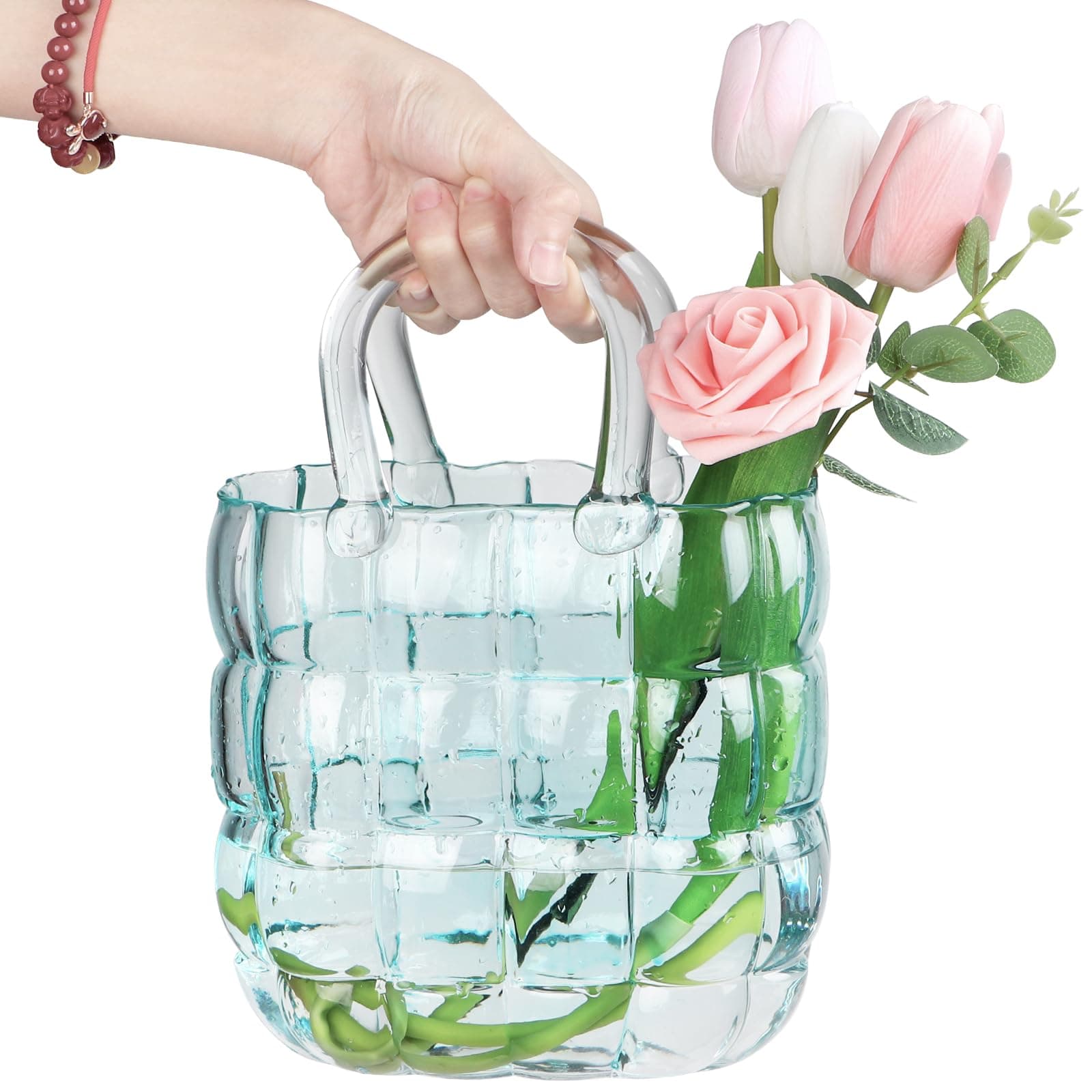 lotmusicPurse Vase Blue