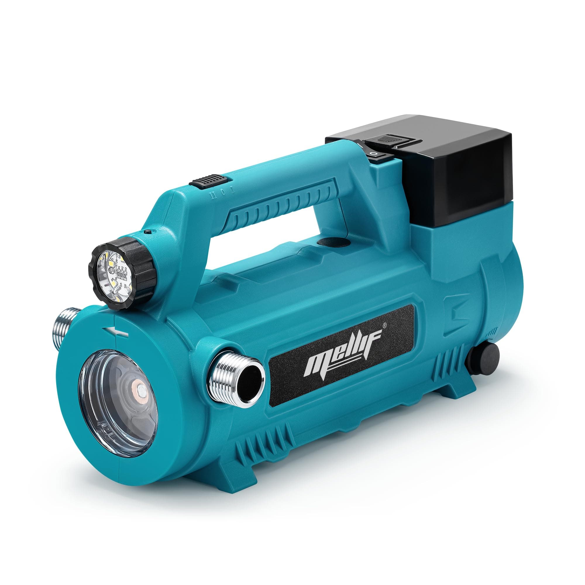 Mellif Cordless Transfer Pump for Makita 18V Battery, Portable Self-priming Water Pump, Electric Utility Pump for Garden, Hot Tub, Tank, Pool, Ponds, Aquariums (Tool Only, No Battery)